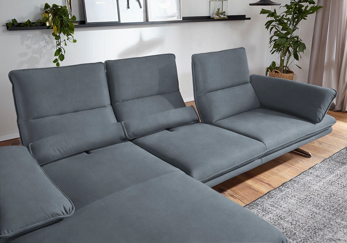 W.SCHILLIG Ecksofa »broadway, Designsofa mit tollem Sitzkomfort, L-Form«, S günstig online kaufen