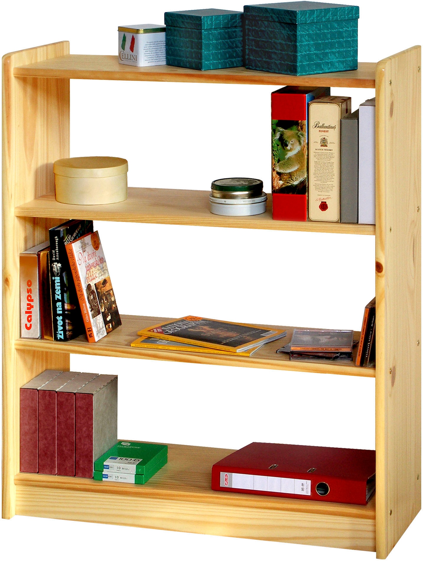 Home affaire Bücherregal, (1 St.), gefertigt aus massivem Kiefernholz