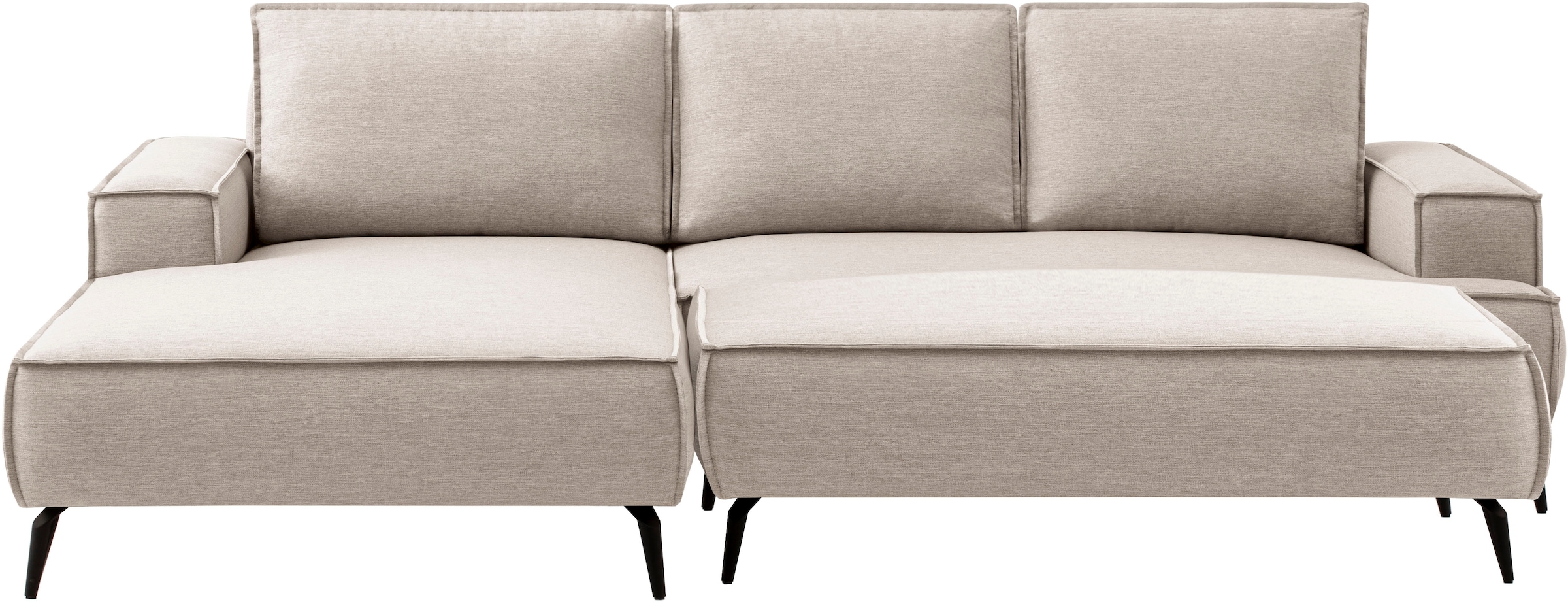 andas Sitzgruppe »TVINNU, Polsterecke L-Form, Schlaffunktion, mit Hocker« Set, 2 Stk. tlg. Set, stellbar zum Schlafsofa (Krokodilverbinder)