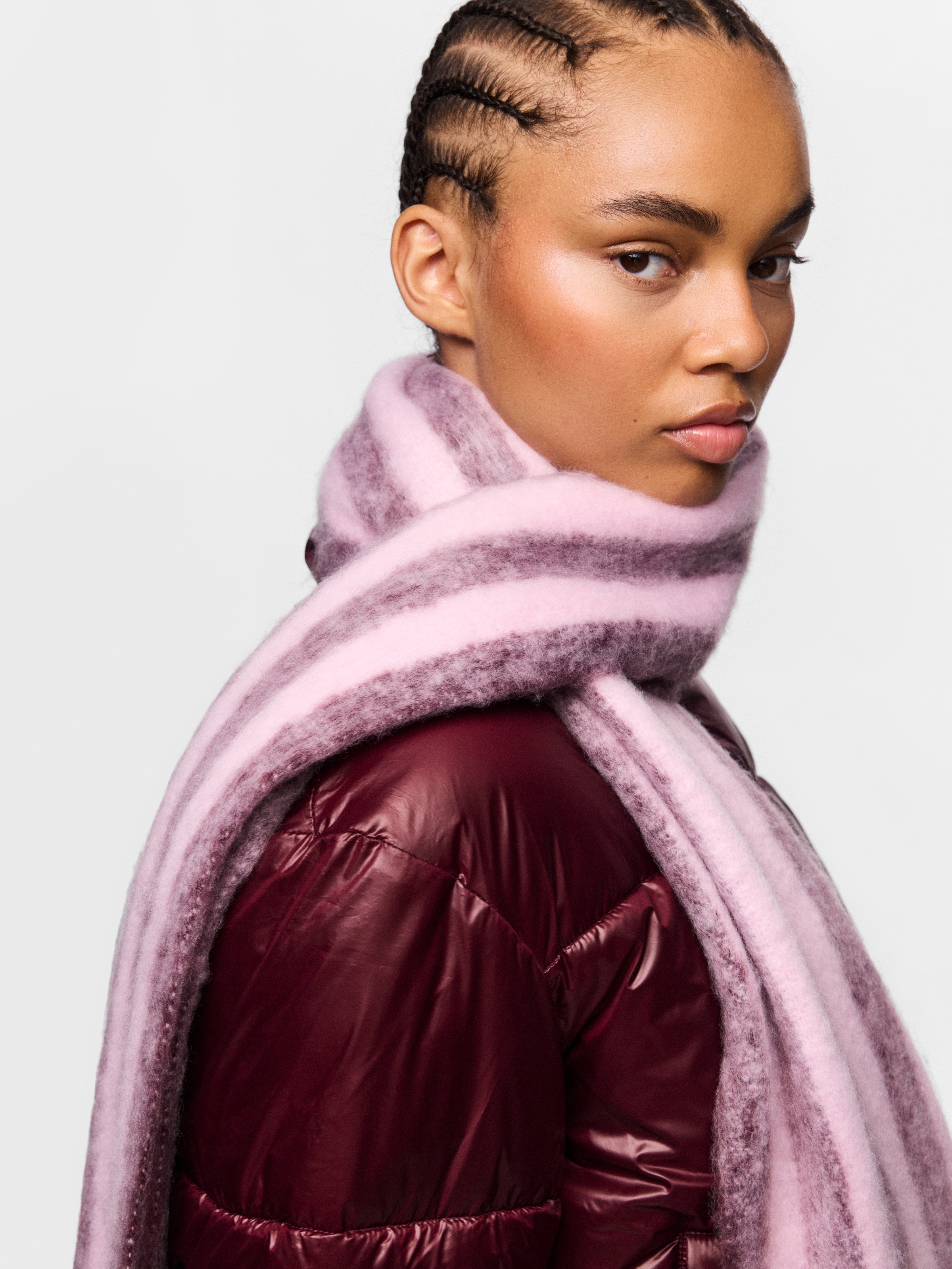 pieces Strickschal »PCBEA NARROW LONG SCARF NOOS BC« Kunstfaser