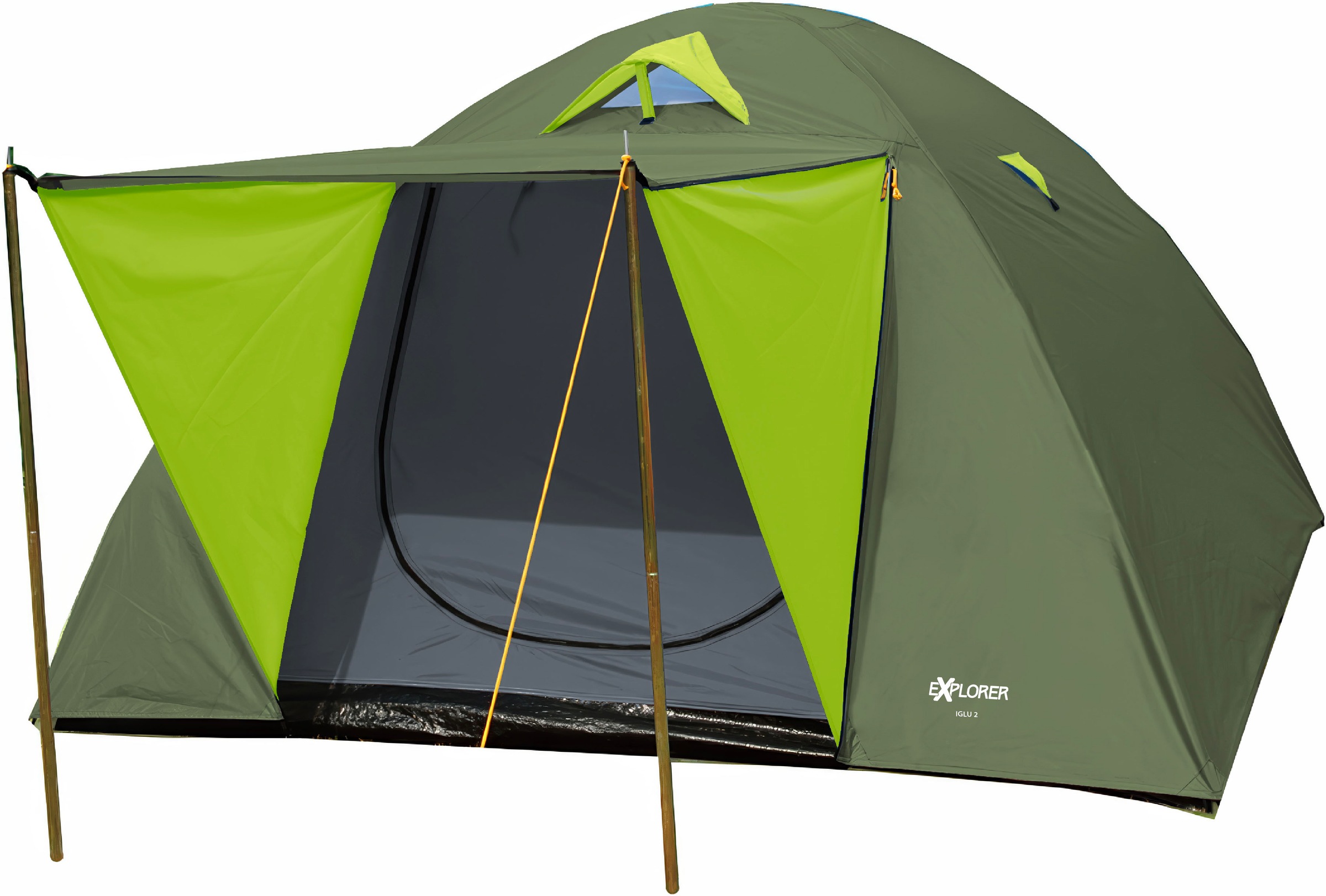 EXPLORER Kuppelzelt »Iglu Zelt 3 Personen Campingzelt wasserdicht winddicht Ventilation«, 3 St. Personen