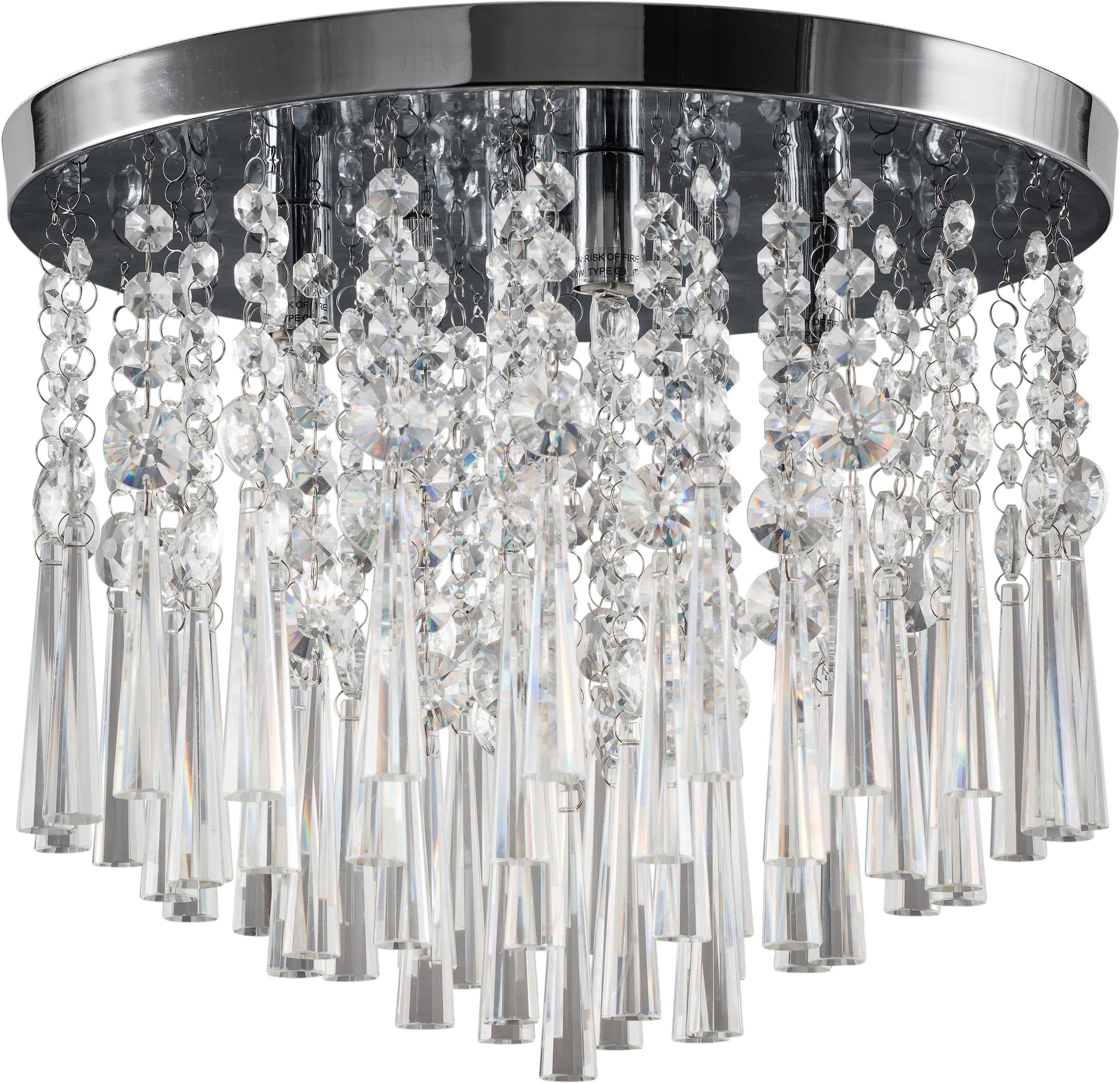 SPOT Light Deckenleuchte »LUXORIA«, flammig-flammig, Kristallen, mit Rechnung Zeitlos auf Hochwertige elegant und 4 bestellen echtem Leuchte