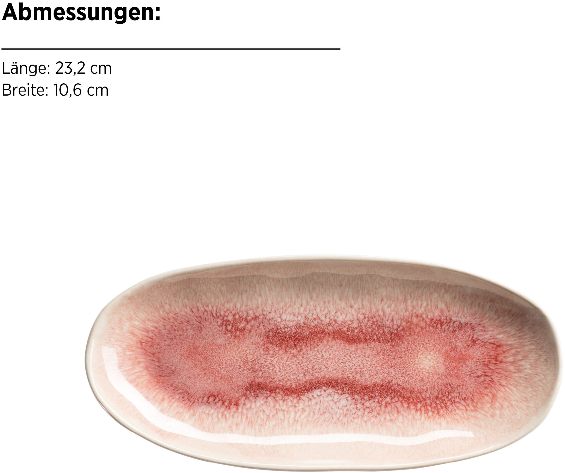MÄSER Servierplatte »Frozen, Servierplatten-Set, Steinzeug«