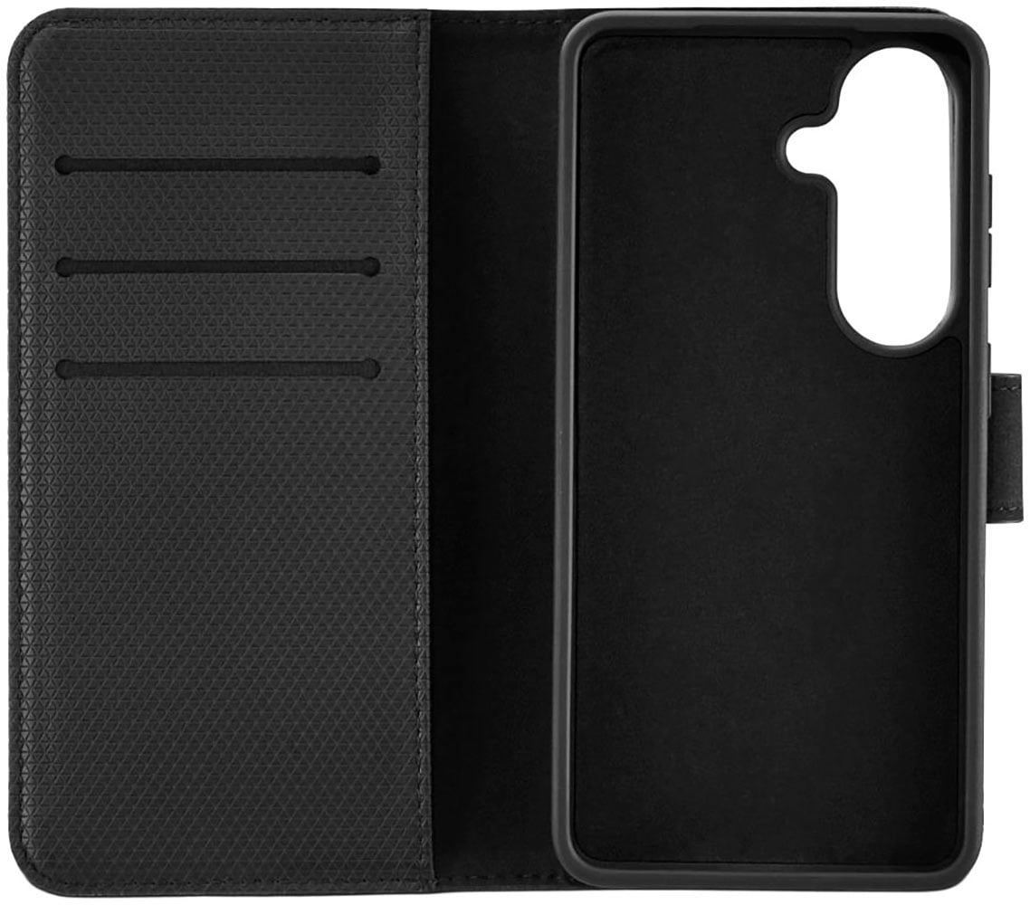 BLACKROCK Smartphone-Hülle »Samsung Galaxy S26 Wallet Cover mit abnehmbarem Wallet Schwarz« Smartphones Abnehmbares Wallet, Magnetverschluss, Kartenfächer, Schutzfunktion