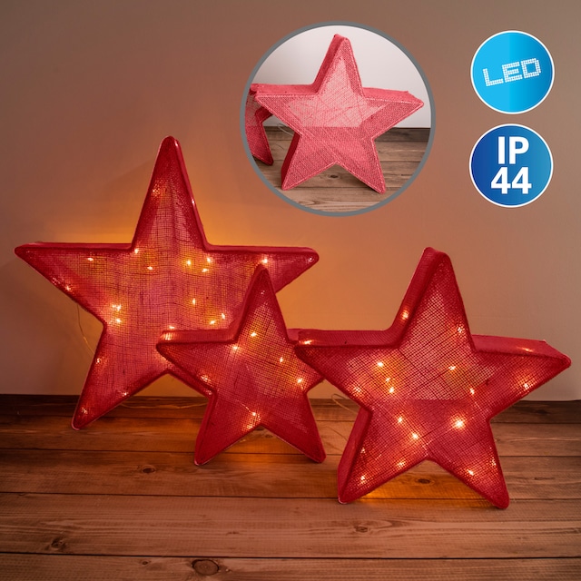näve LED Stern »Christmas Stars«, 1 flammig-flammig, LED 3er Set>>Christmas  Stars online kaufen