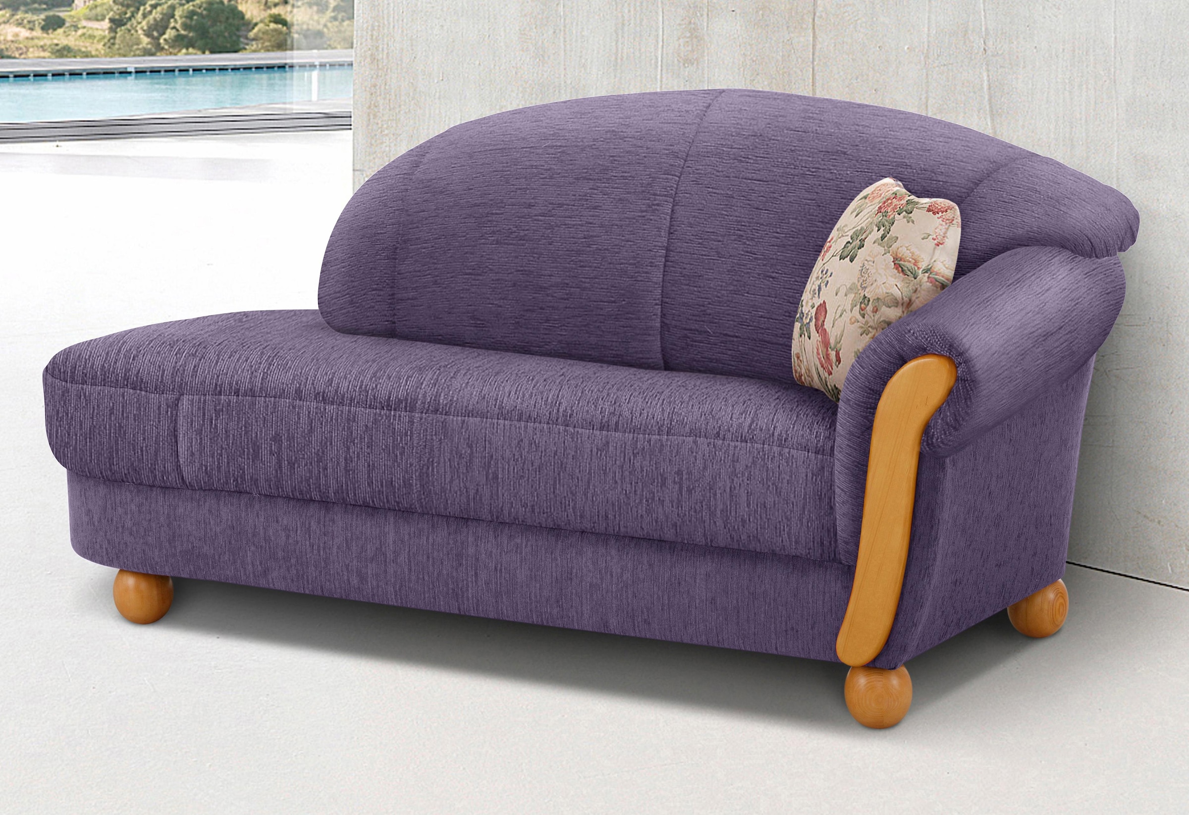 Home affaire Ottomane »Milano, bequemes solitär Sofa im Landhaus-Stil, B/T/ günstig online kaufen