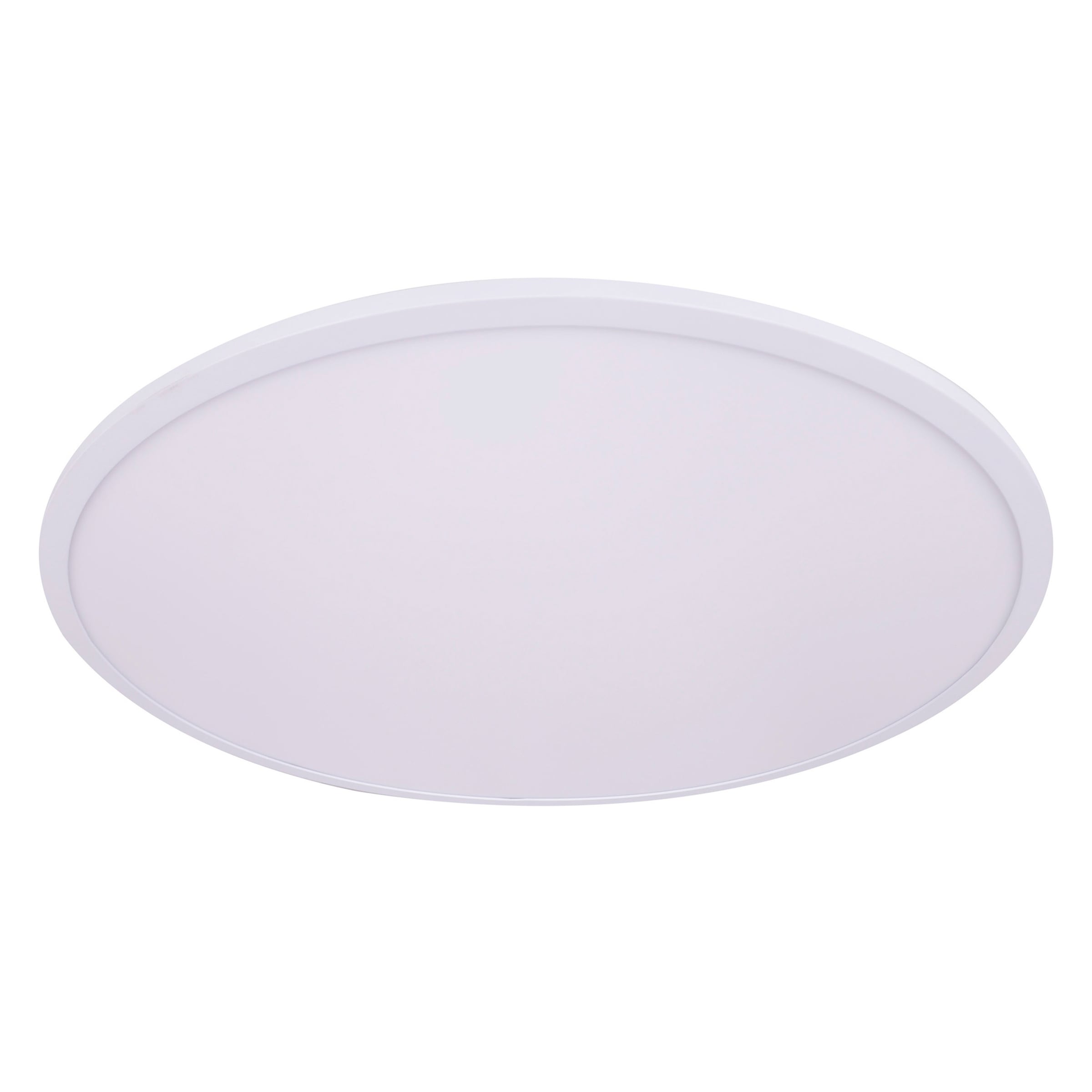näve LED Deckenleuchte »Luzern« LED-Modul 1 Stk. warmweiß - kaltweiß incl. Fernbedienung, Nachtlichtfunktion, CCT, dimmbar, D: 100cm, weiß