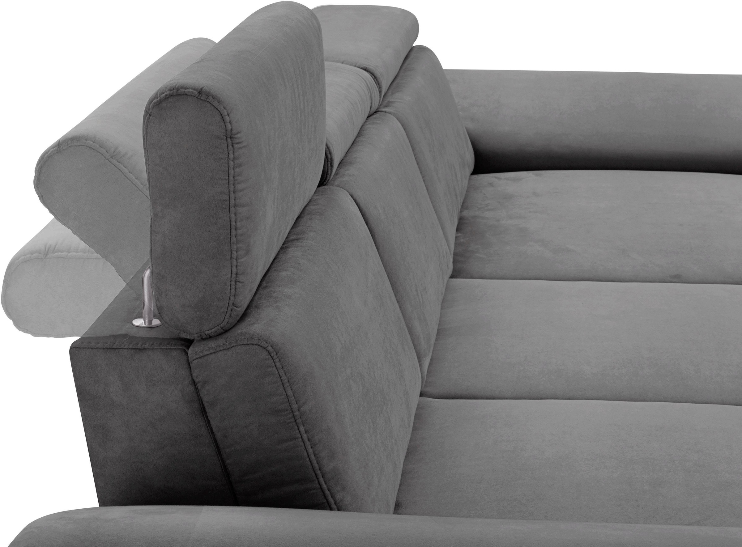 sit&more Ecksofa »Scorpio L-Form«, inklusive Sitztiefenverstellung, wahlweise mit Kopfverstellung