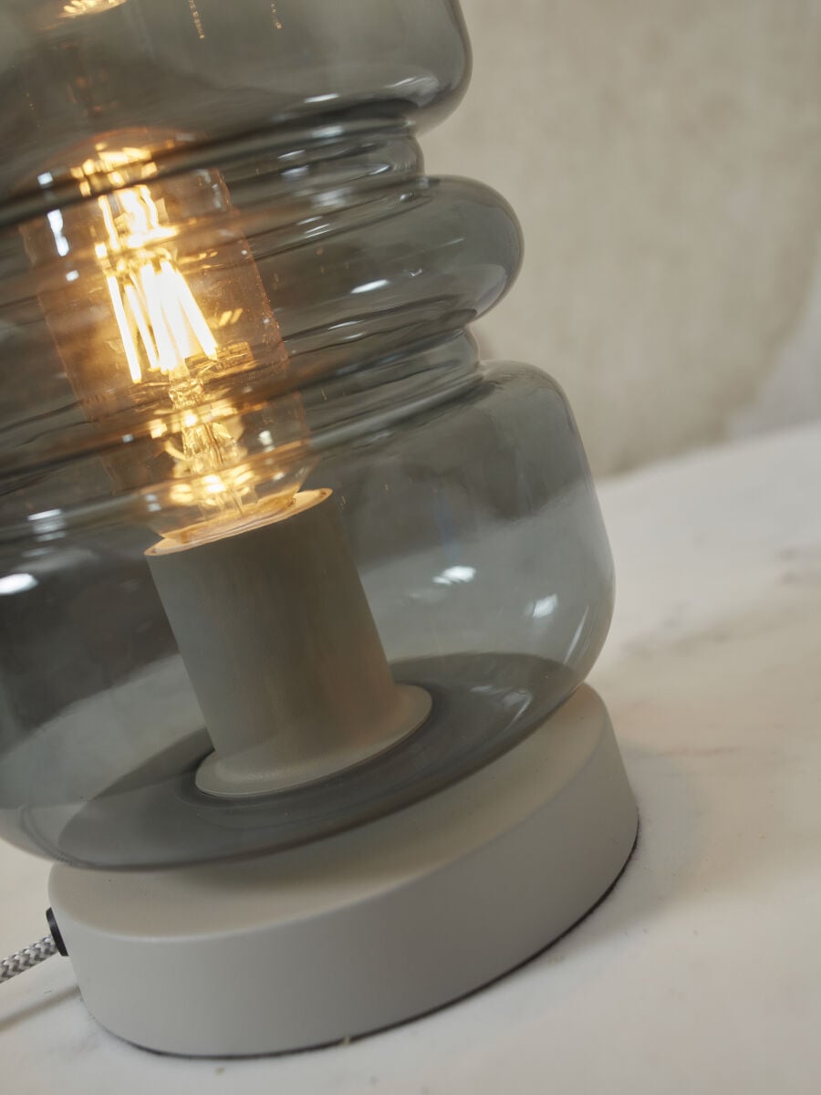 it's About RoMi Tischleuchte »VERONA«, 1 flammig, Leuchtmittel E27 | LED wechselbar, Glass mit Farbeverlauf
