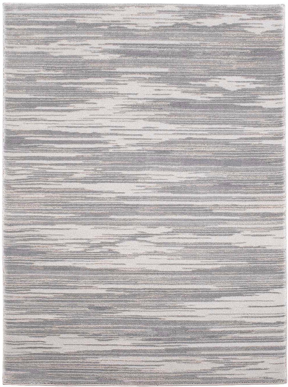 2. Bild von Carpet City Teppich »Platin 7737«, rechteckig, Kurzflor, Streifen-Optik, Glänzend durch Polyester