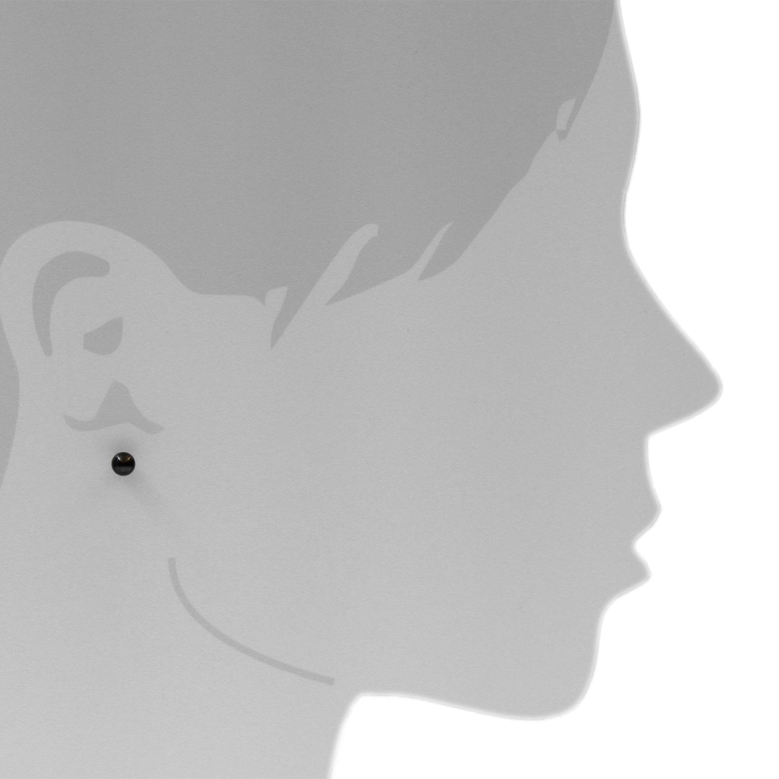 OSTSEE-SCHMUCK Paar Ohrstecker »Ostsee-Schmuck Ohrstecker Klassisch 6 mm«, (2 tlg.)