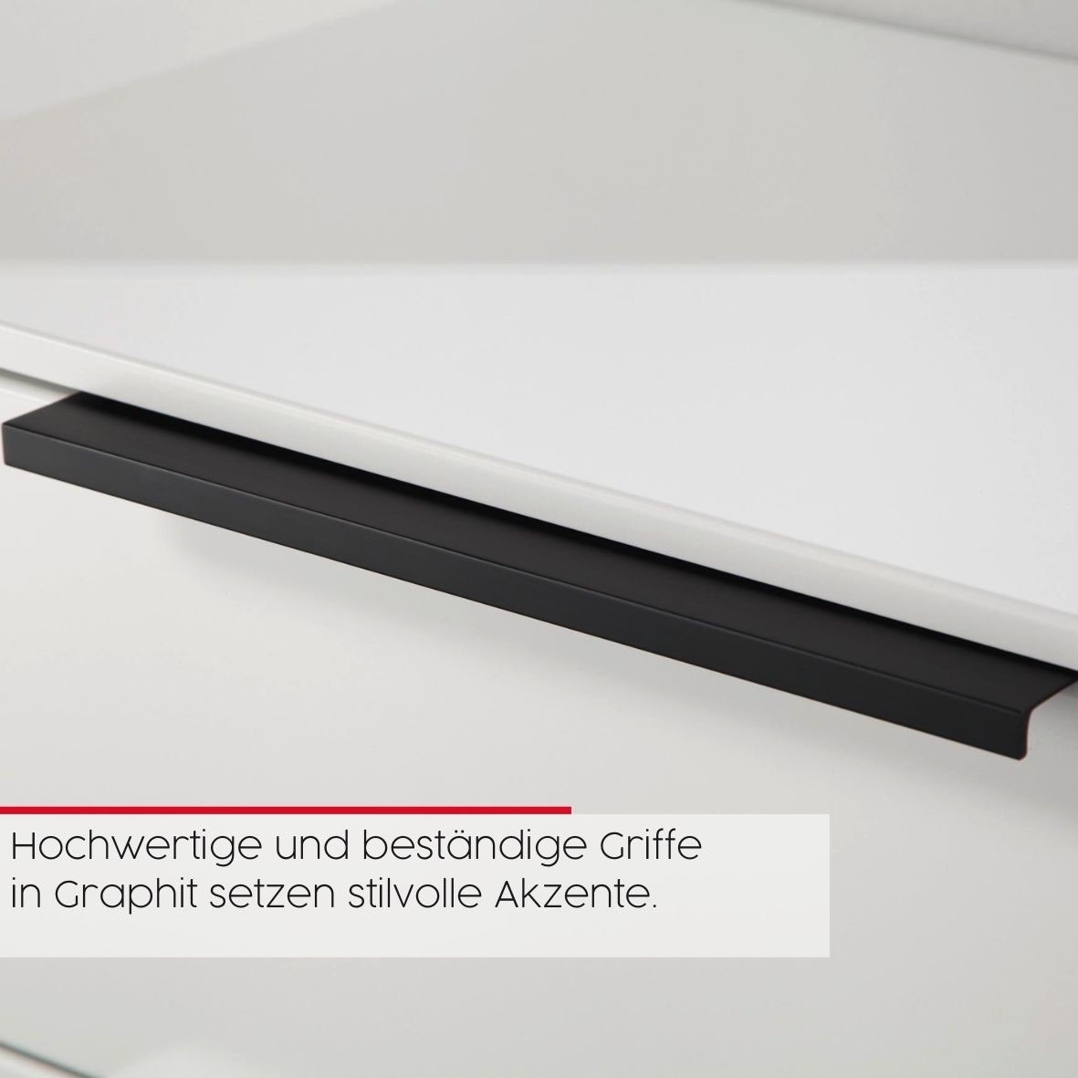 rauch Nachtkommode »Nachttisch Nachtschrank Nachtkonsole FLIPP« Breite 40 cm,  mit 3 Schubladen und Soft-Close-Funktion