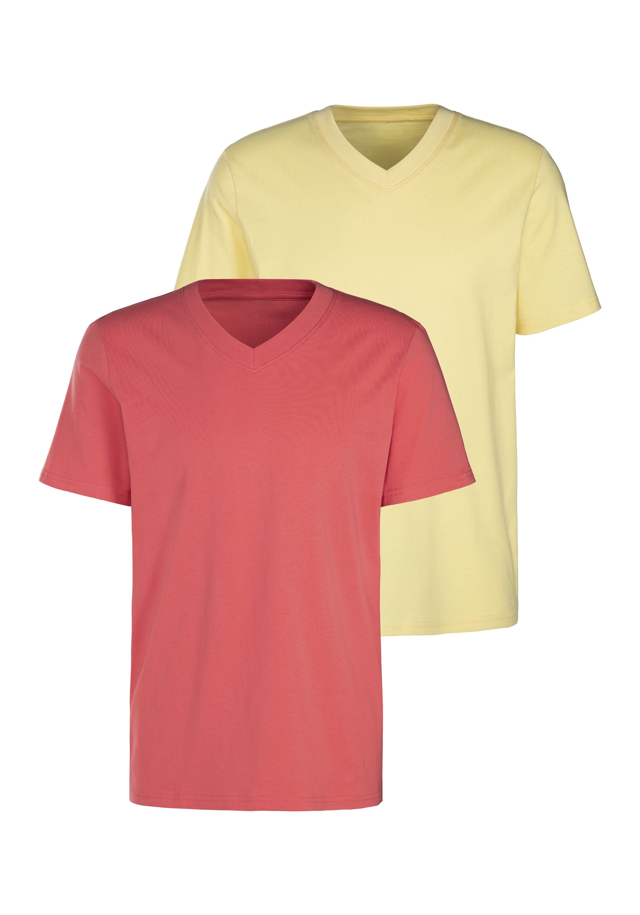 KangaROOS V-Shirt, (2er-Pack), klassischer Must-Have in ein Form online kaufen