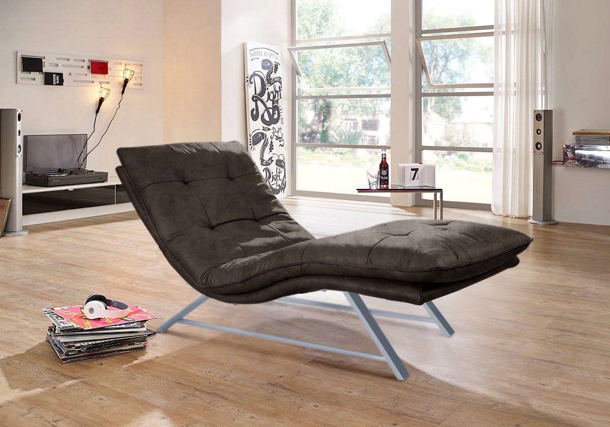 W.SCHILLIG Relaxliege »daily dreams« in Waffelkissen-Optik, wahlweise mit M günstig online kaufen