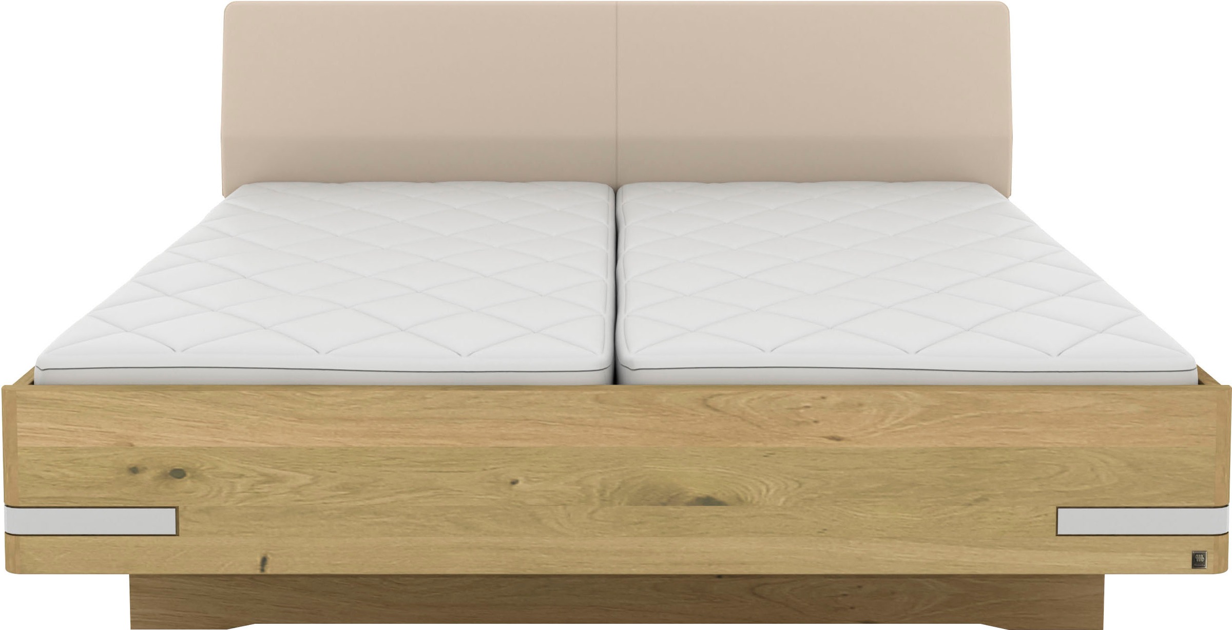 Musterring Holzbett »Savona, Bettgestell, Bettrahmen, teilmassiv Bianco-Eic günstig online kaufen