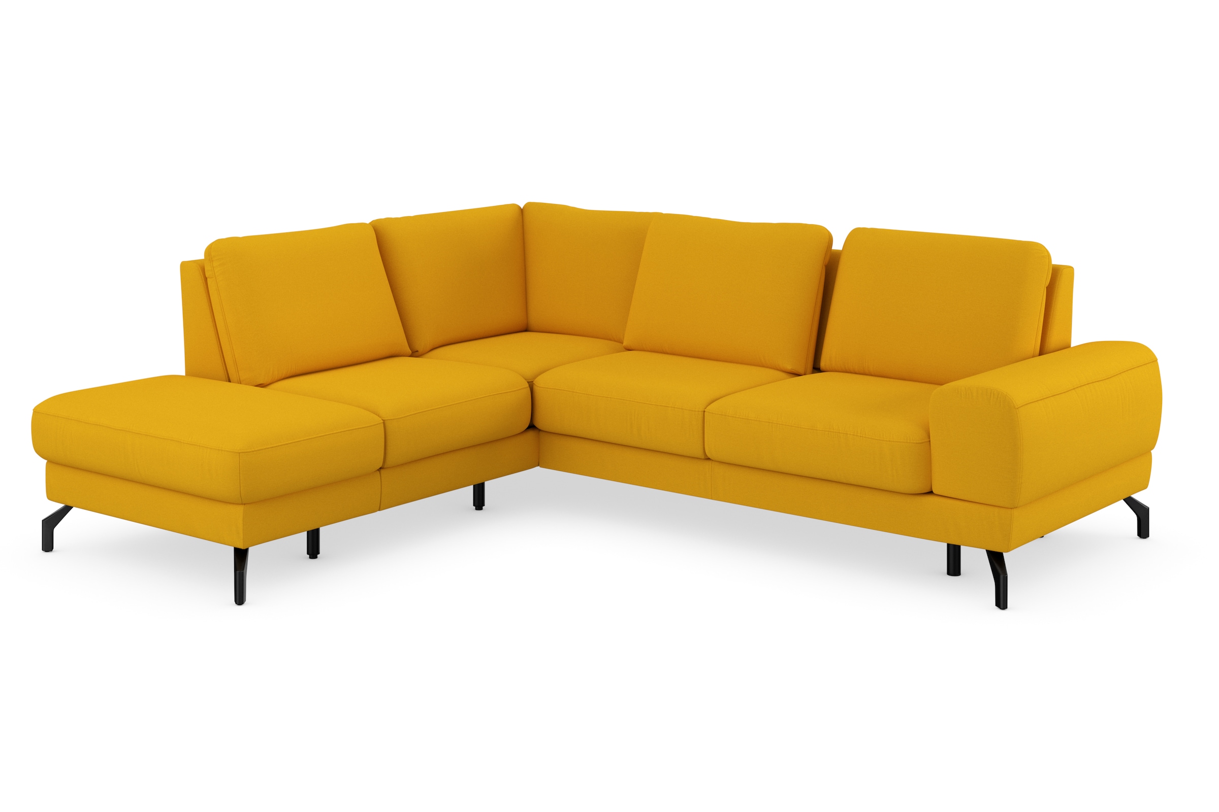 sit&more Ecksofa »Cinturo L-Form«, inklusive Sitztiefenverstellung und Federkern, Sitzhöhe 45 cm