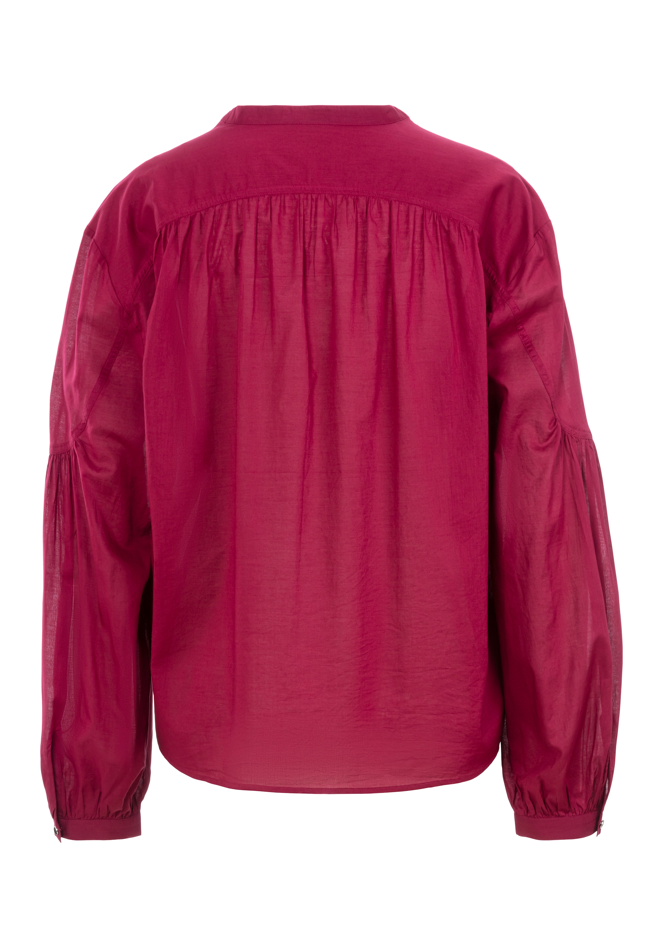 BOSS ORANGE Klassische Bluse »Berday Premium Damenmode«, mit Ballonärmeln