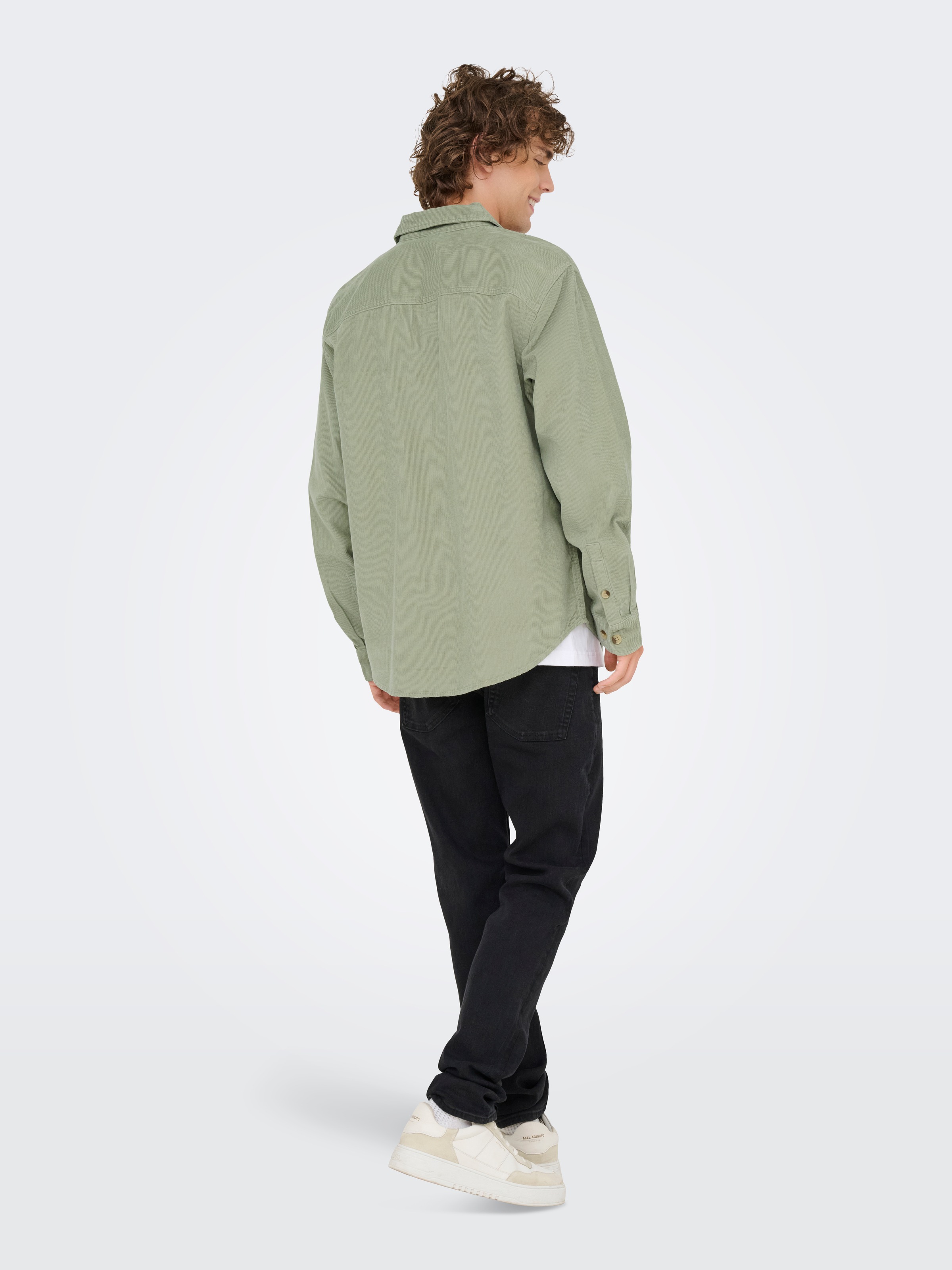 ONLY & SONS Langarmhemd »OS ONSALP RLX 2PKT WASHD COR«