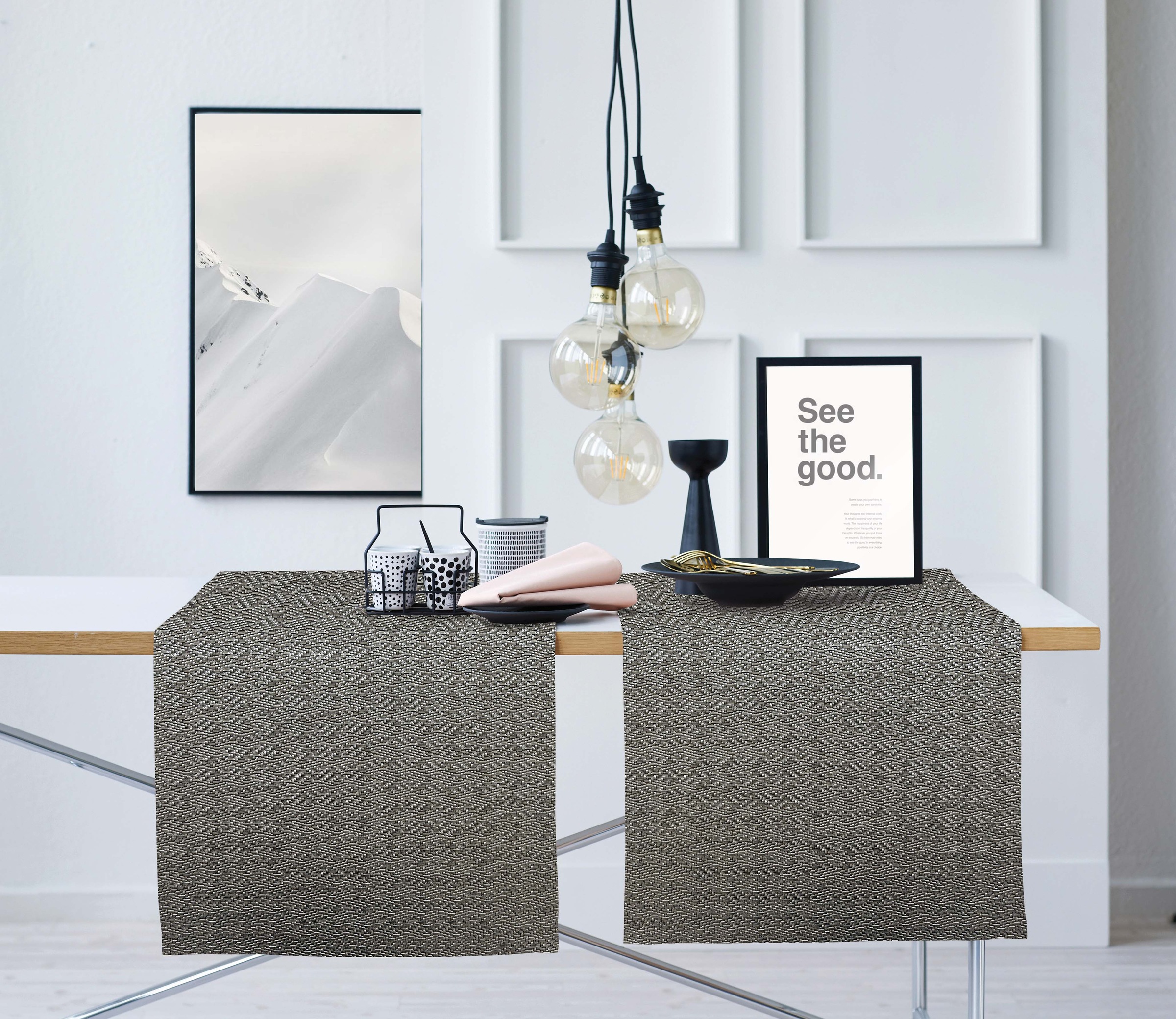 APELT Tischläufer »Metallico« abwaschbar