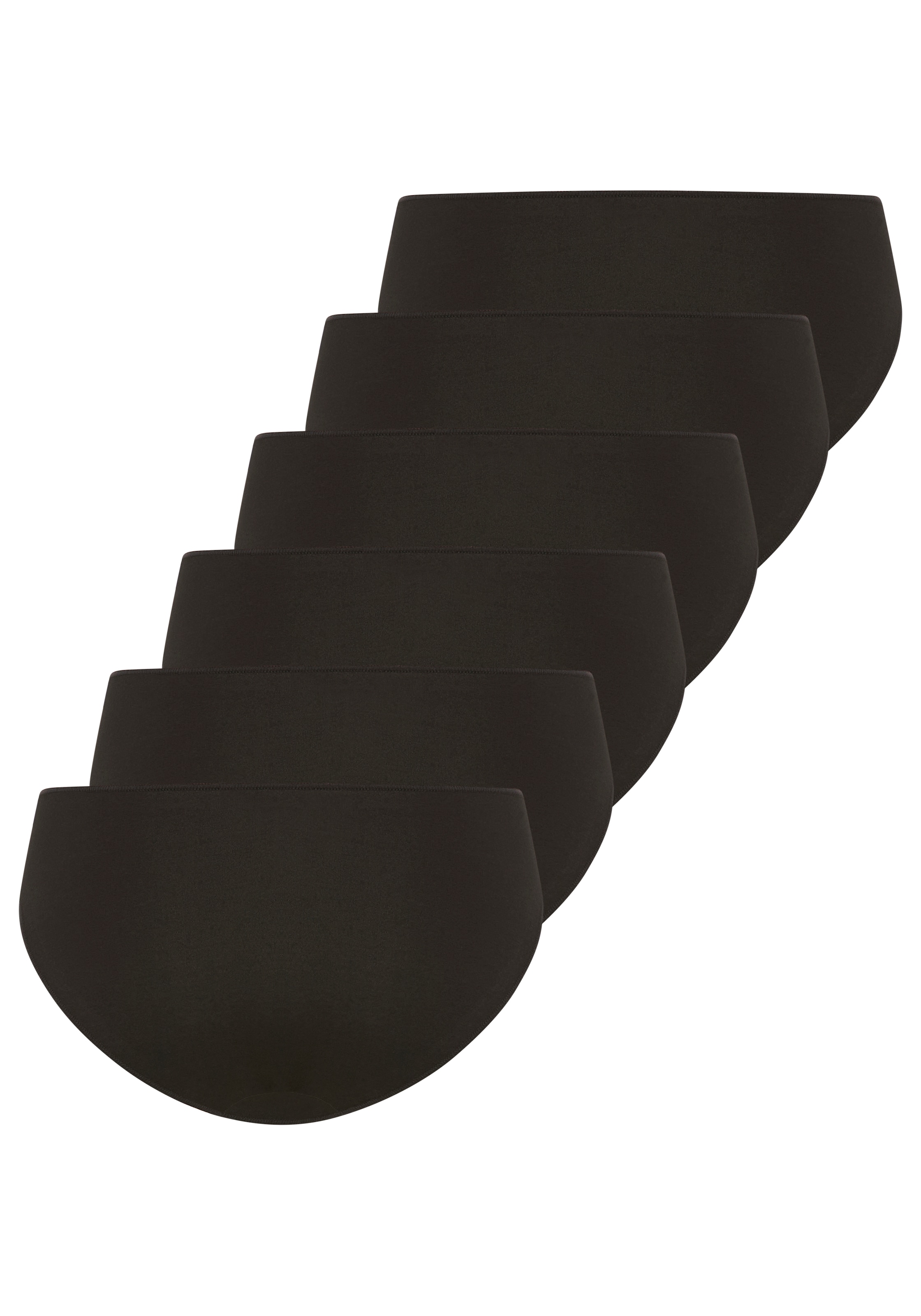 YSABEL MORA Midislip »BASIC COLLECTION COTTON« 6er Pack,  mit hauchzarten Materialien gefertigt