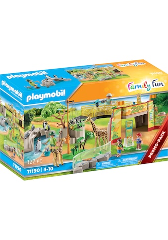Playmobil® Konstruktions-Spielset »Mein großer Erlebnis-Zoo (71190), Family Fun«, (127... kaufen