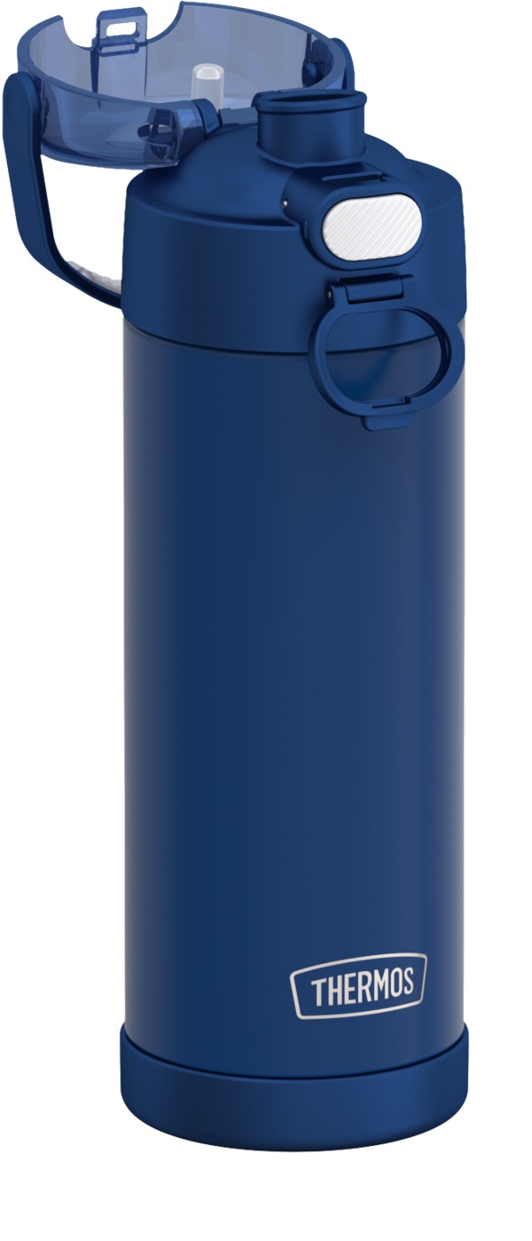 THERMOS Isolierflasche »FUNTAINER Water Bottle, doppelwandiger Edelstahl, spülmaschinenfest« 0,47l, 12h kalt, mit dichschließendem Push Button Lid