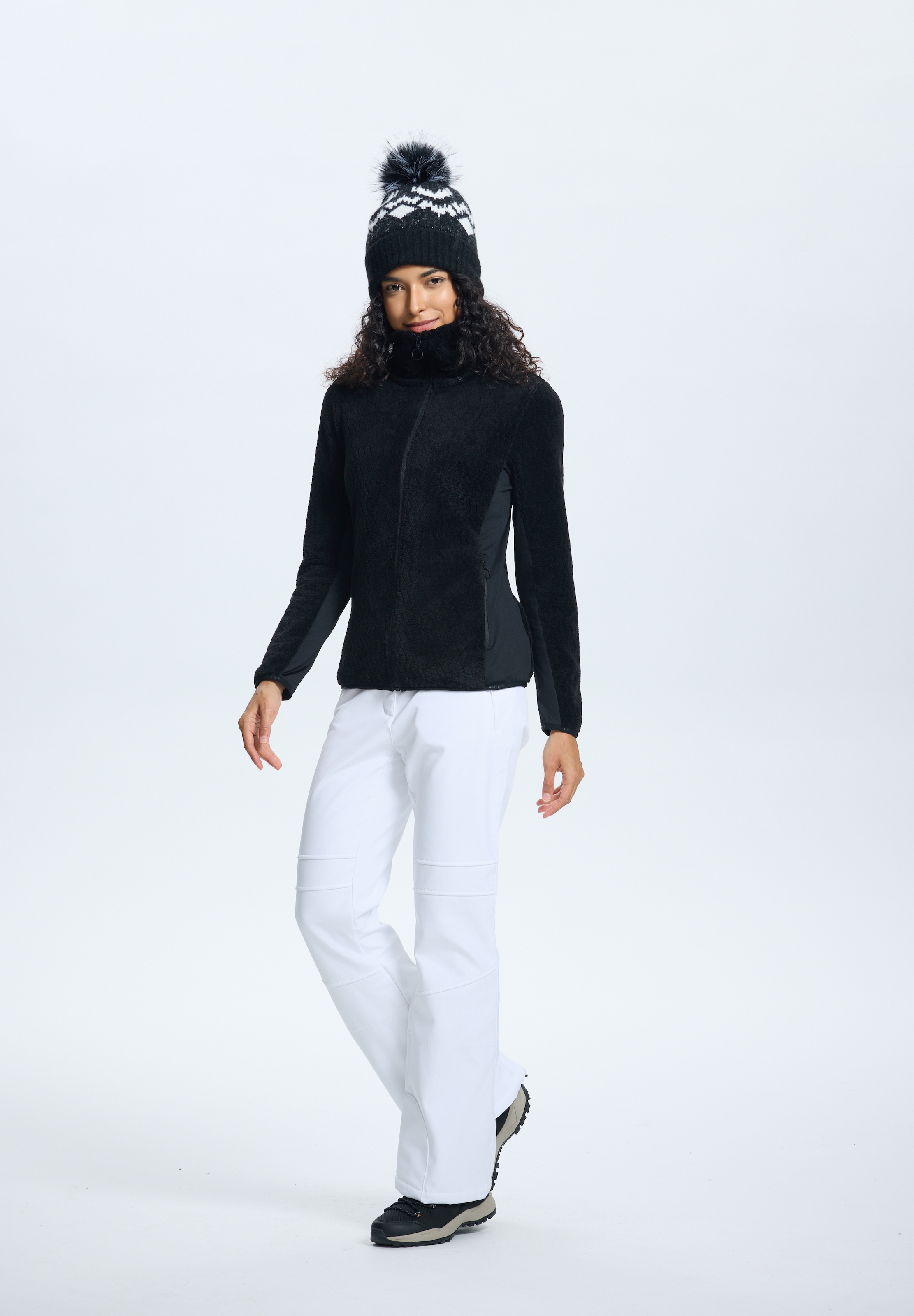 Icepeak Fleecejacke »ICEPEAK ELLAVILLE« 1 Stk. tlg. sportlicher Stil, schnell trocknendes Thermal-Material