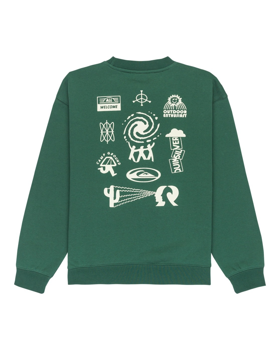 Quiksilver Fleecepullover »Salt Water Graphic«
