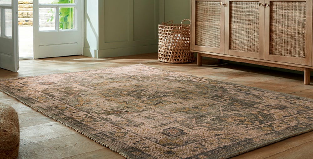 FLAIR RUGS Teppich »Selena Jute«, rechteckig, 8 mm Höhe, Vintage Jute günstig online kaufen