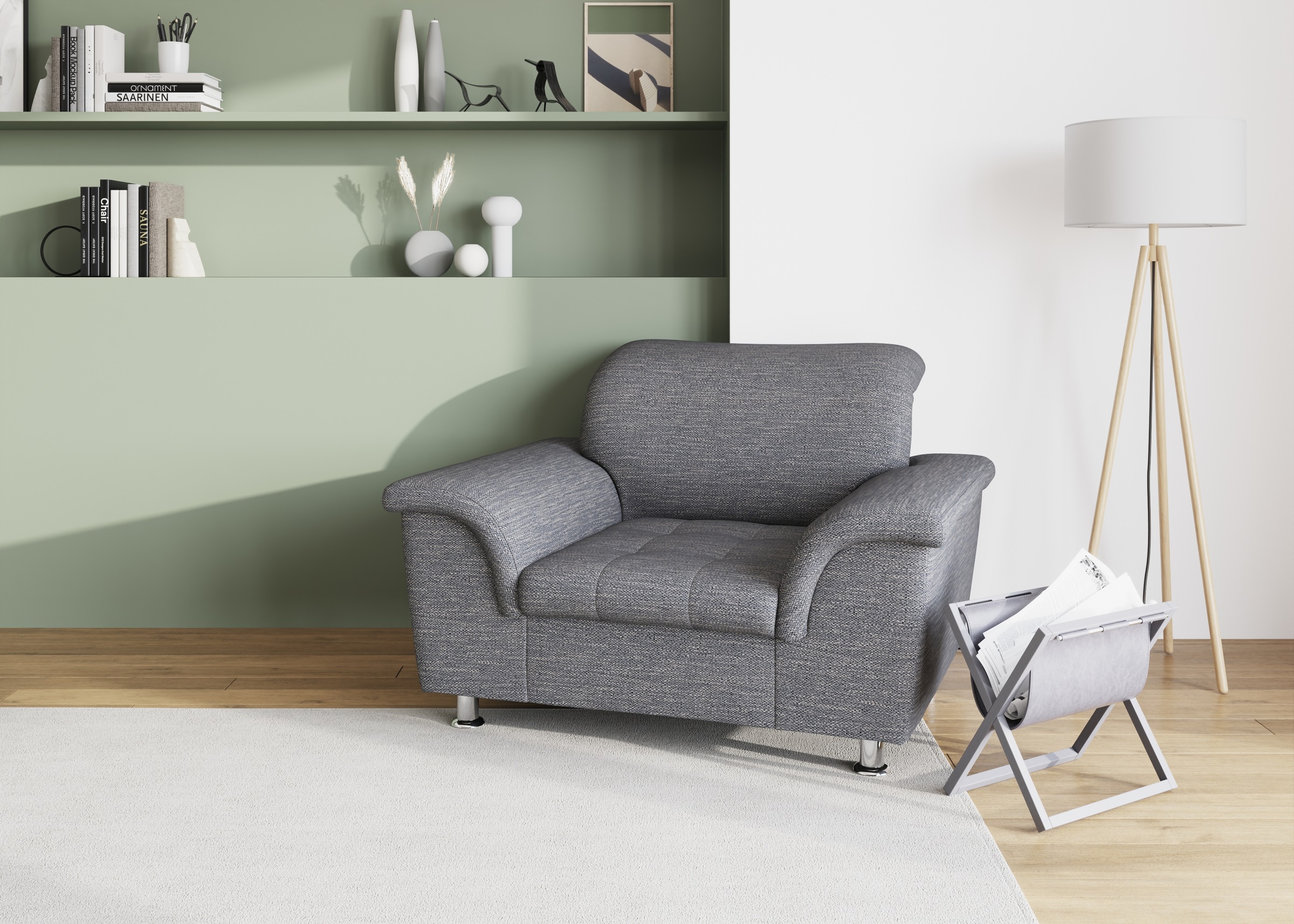 DOMO collection Sessel »Franzi, zeitlos & elegant, moderne Sitzheftung« mit günstig online kaufen