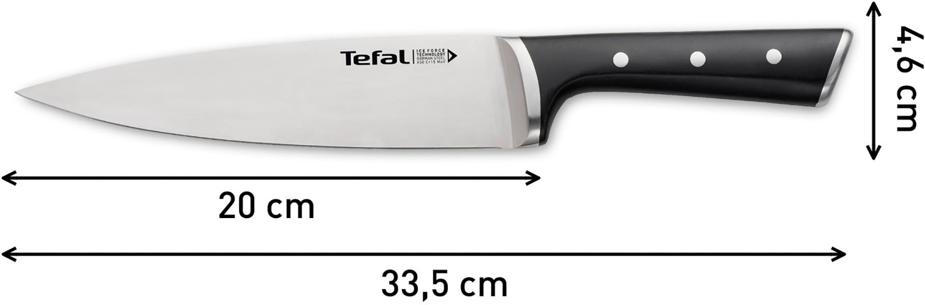 Tefal Pfannen-Set »Unlimited Ice Force«, Aluminium, (Set, 5 tlg., je 1 Pfanne Ø 24/28 cm, Wok Ø 28 cm, Kochmesser, Bratwender), kratzfeste Antihaftversiegelung, Thermo-Signal, inkl. Zubehör
