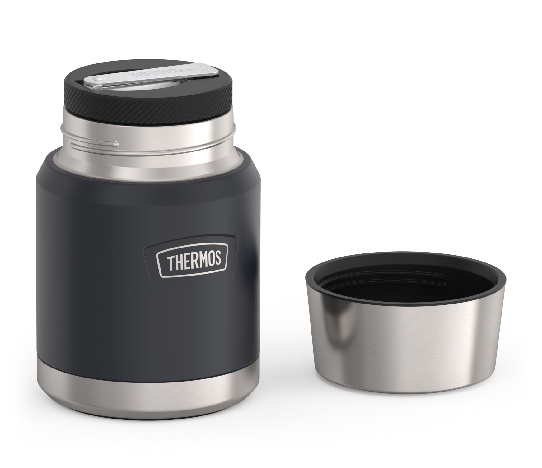 THERMOS Thermobehälter »ICON FOOD JAR, Thermobehälter für Essen, spülmaschinenfest« 0,47l, 10h heiß & 24h kalt, dicht & auslaufsicher, mit Löffel