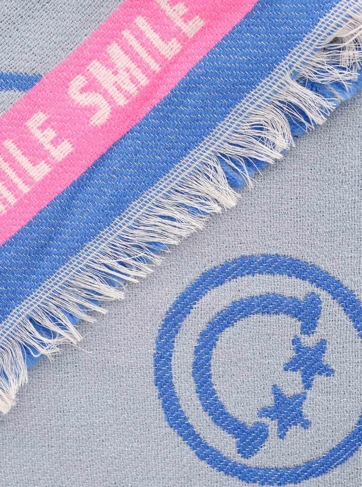 Zwillingsherz Modetuch »Viereck "Happy Smile Klein"«, mit Schrift und Muster