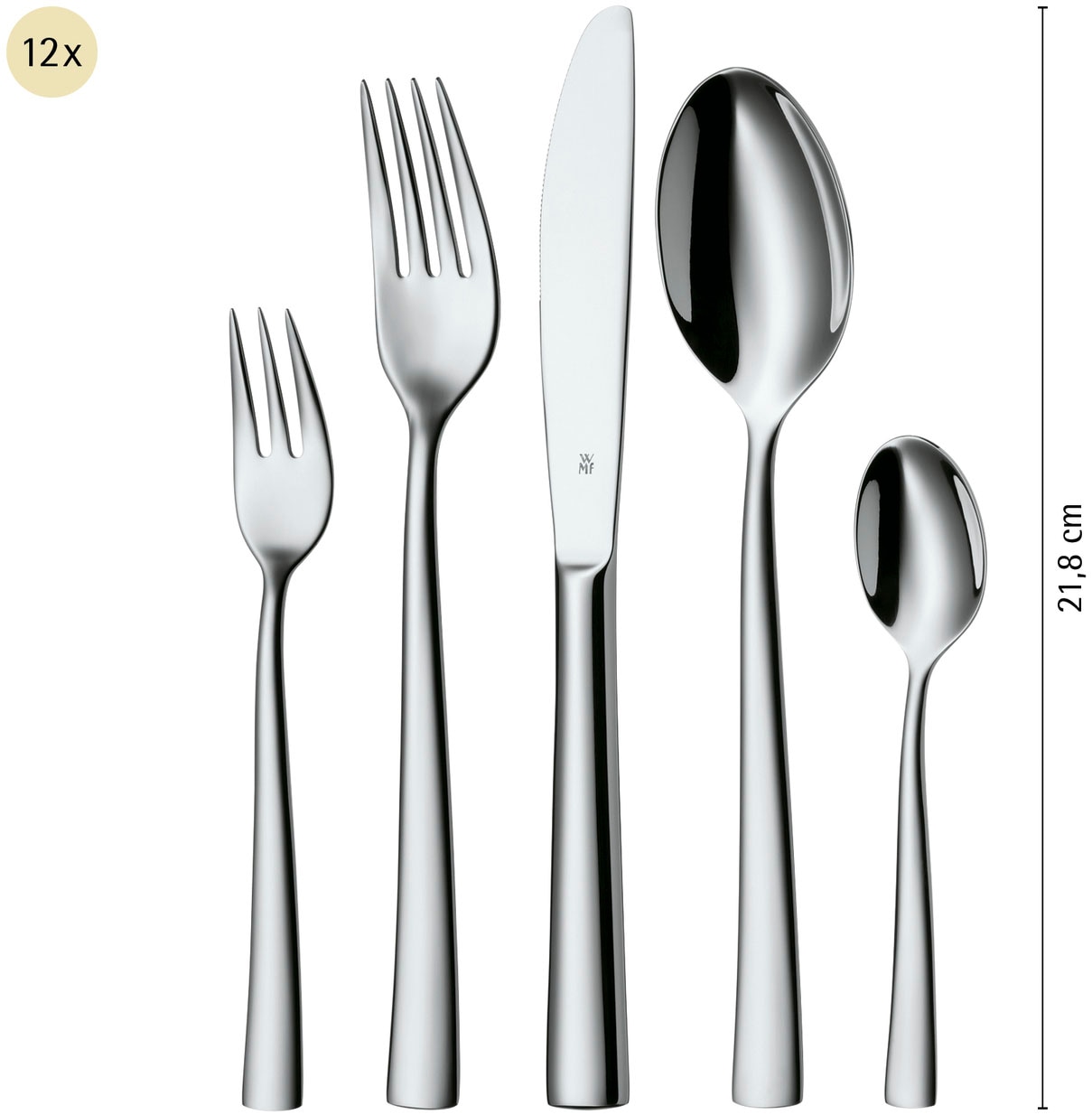 WMF Besteck-Set »Philadelphia«, (Set, 60 tlg.), poliert