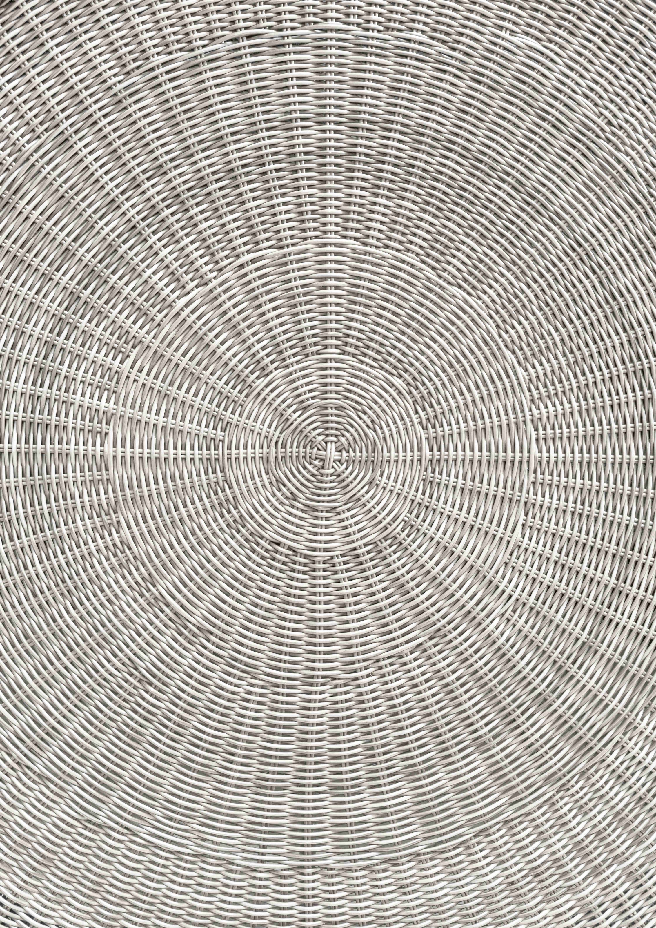Destiny Garten-Essgruppe »LUNA«, (Set, 5 tlg., 1 Tisch Ø, 4 Sessel), (Set, 13-tlg., 4x Sessel, 1 Tisch Ø 100x75cm) Aluminium, Polyrattan