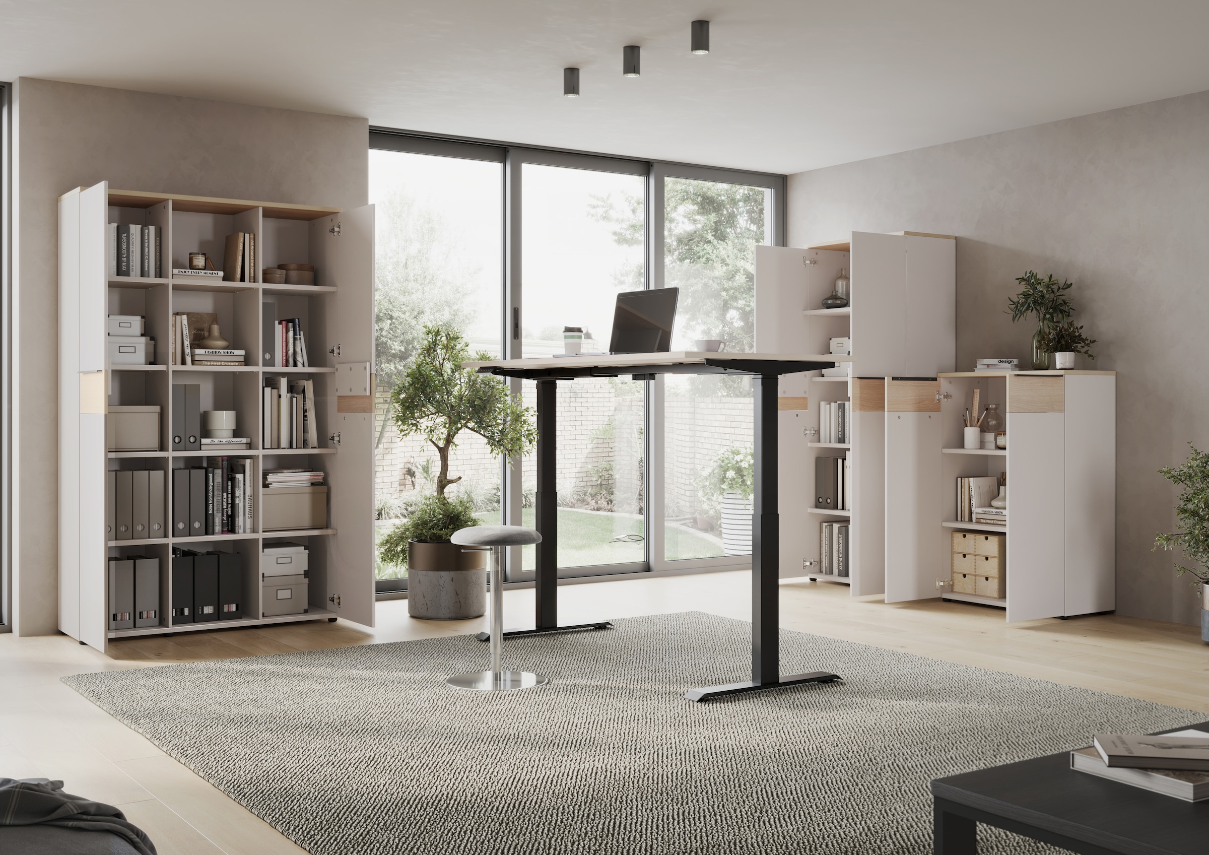 GERMANIA Schreibtisch »GW-Oviedo« 1 Stk. tlg. Bedieneinheit mit Memory-Funktion und USB-Port