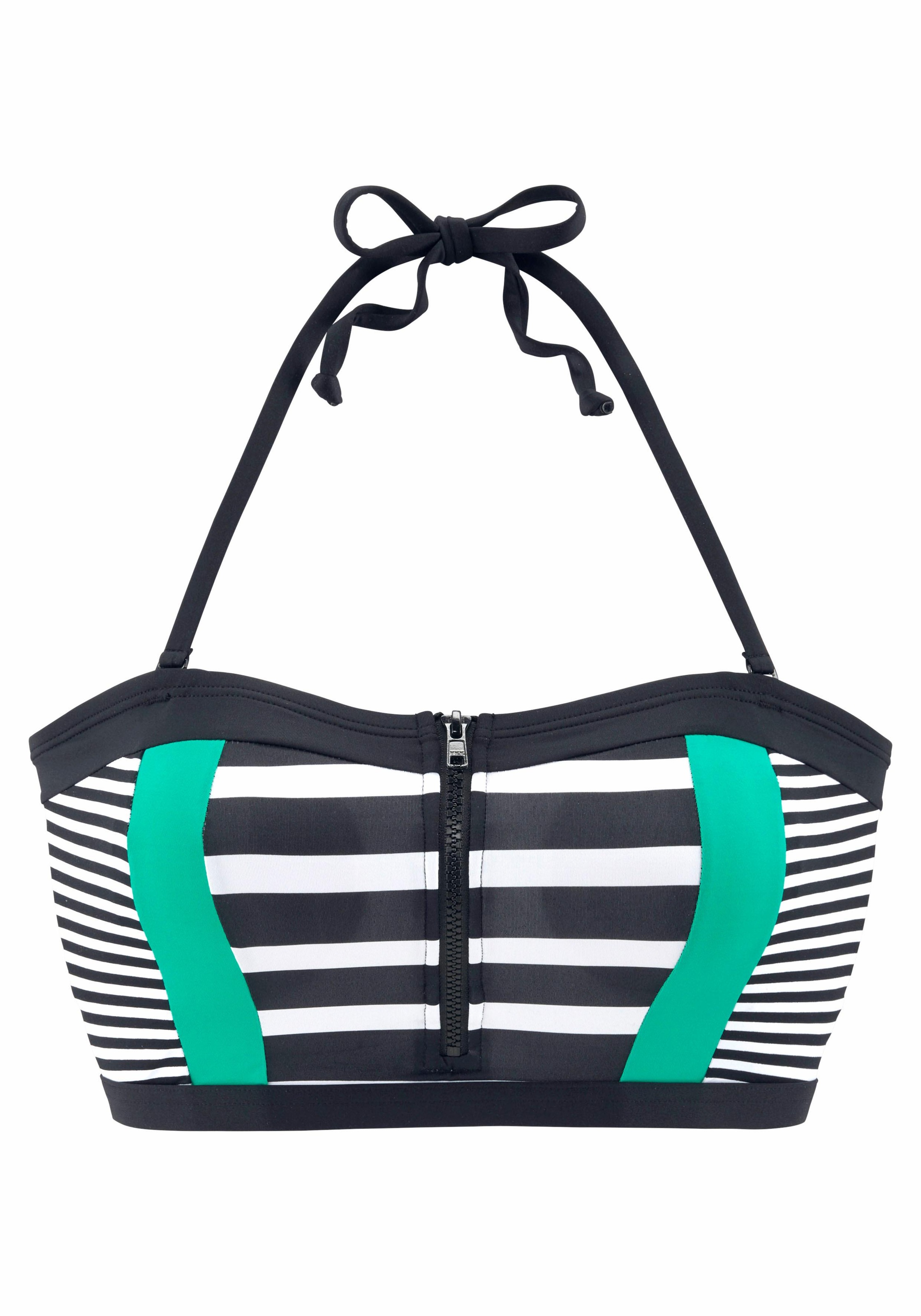 2. Bild von KangaROOS Bustier-Bikini-Top »Anita«, mit Reißverschluss
