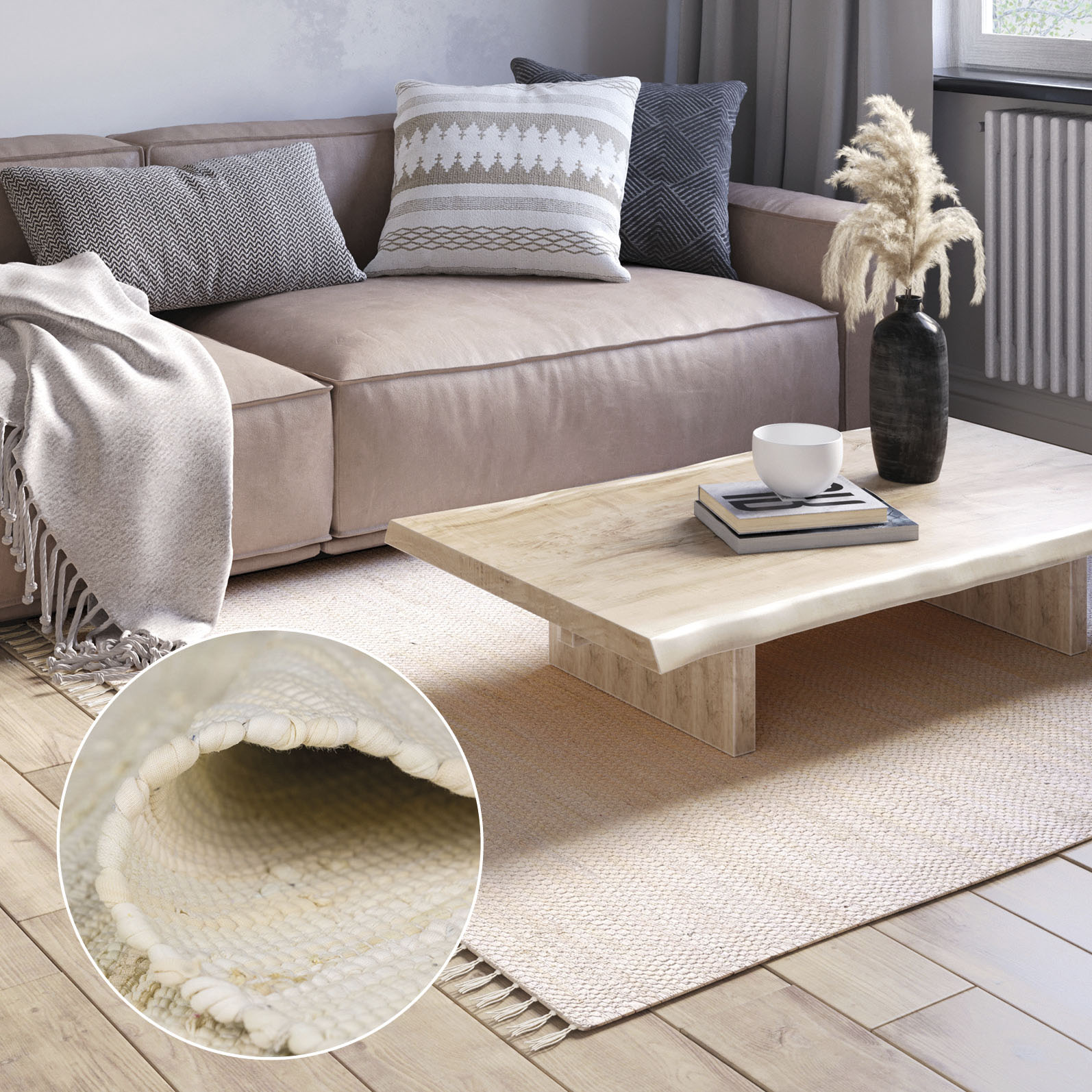 Myflair Möbel & Accessoires Teppich »Dalia«, rechteckig, Handweb Teppich, U günstig online kaufen