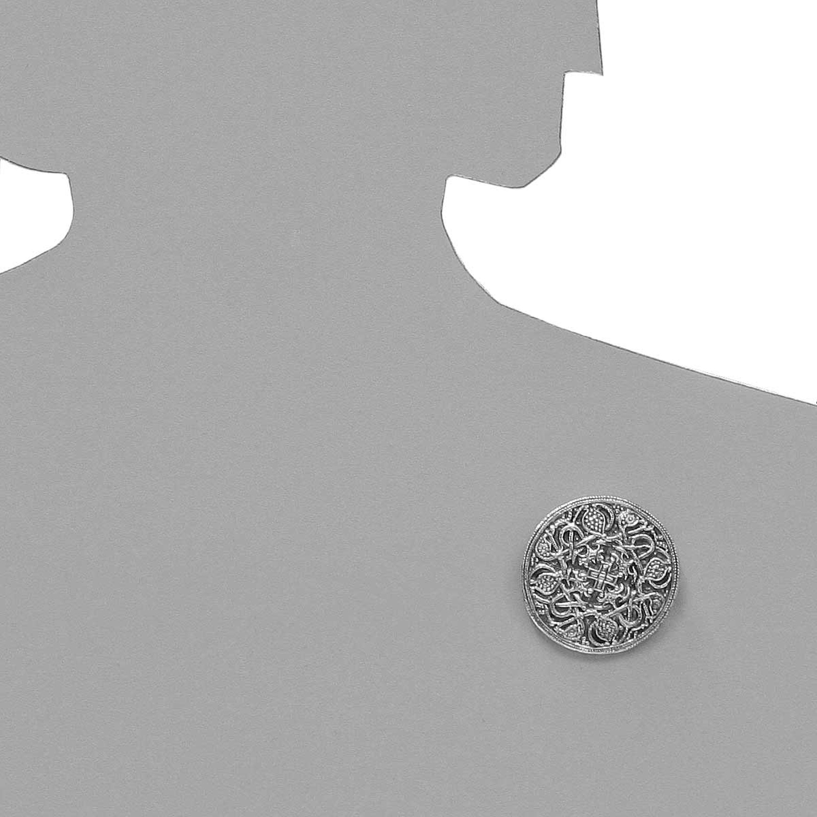 OSTSEE-SCHMUCK Brosche »Ostsee-Schmuck Brosche Hiddensee 42 mm rund«