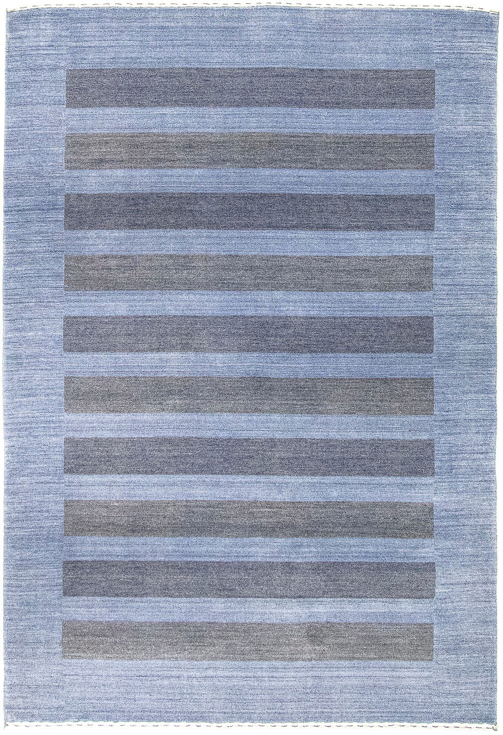 morgenland Wollteppich »Loribaft Teppich Stripy«, rechteckig, 14 mm Höhe, Kurzflor