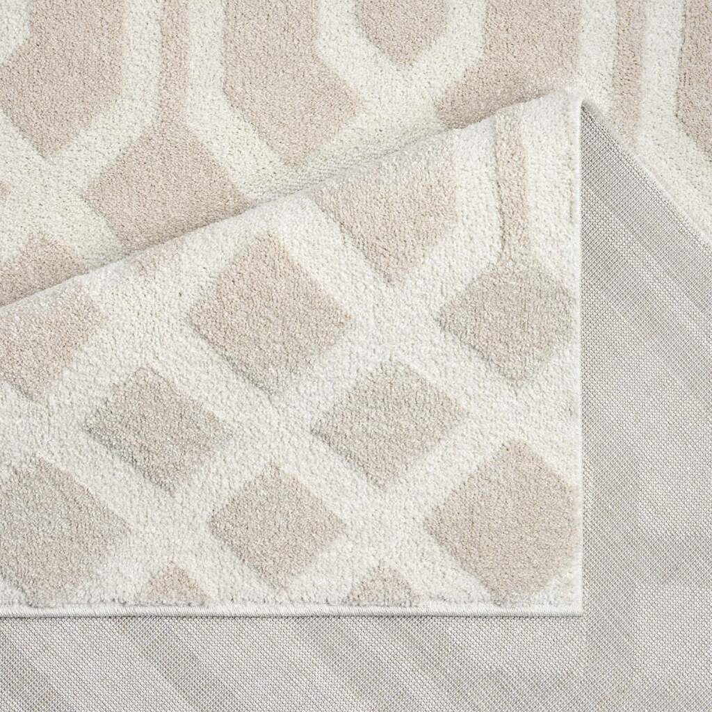 Carpet City Teppich »FLAIR138«, rechteckig, 11 mm Höhe, Kurzflor-Teppich, Skandi-Stil, Wohnzimmer