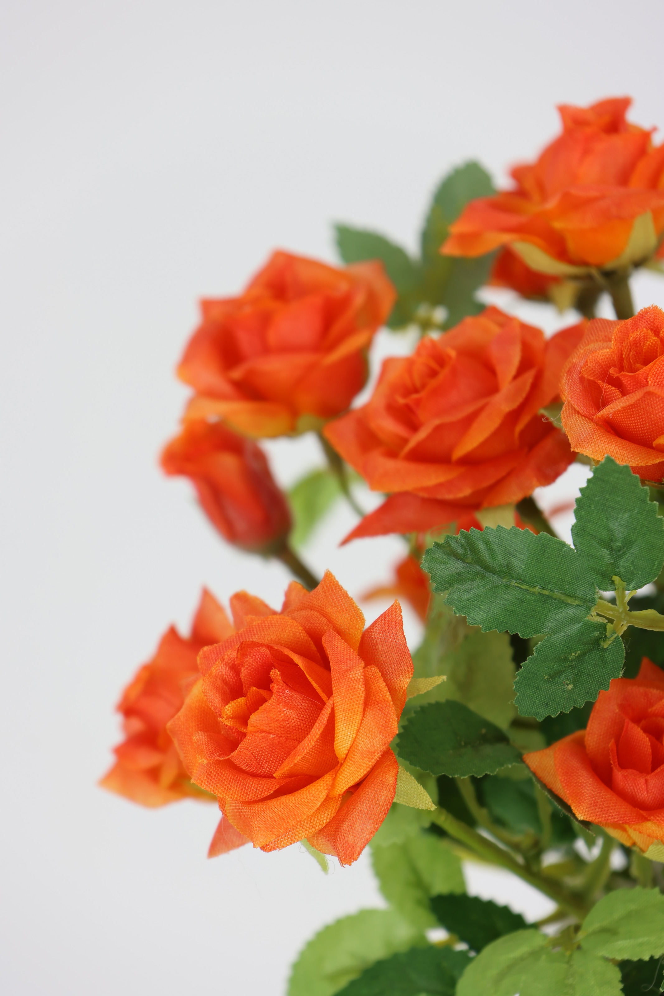 I.GE.A. Kunstblume »Wildrosen Busch im Topf«, Rosen Kunstrosen Kunstpflanze Blumen Künstliche Hochzeitsdeko