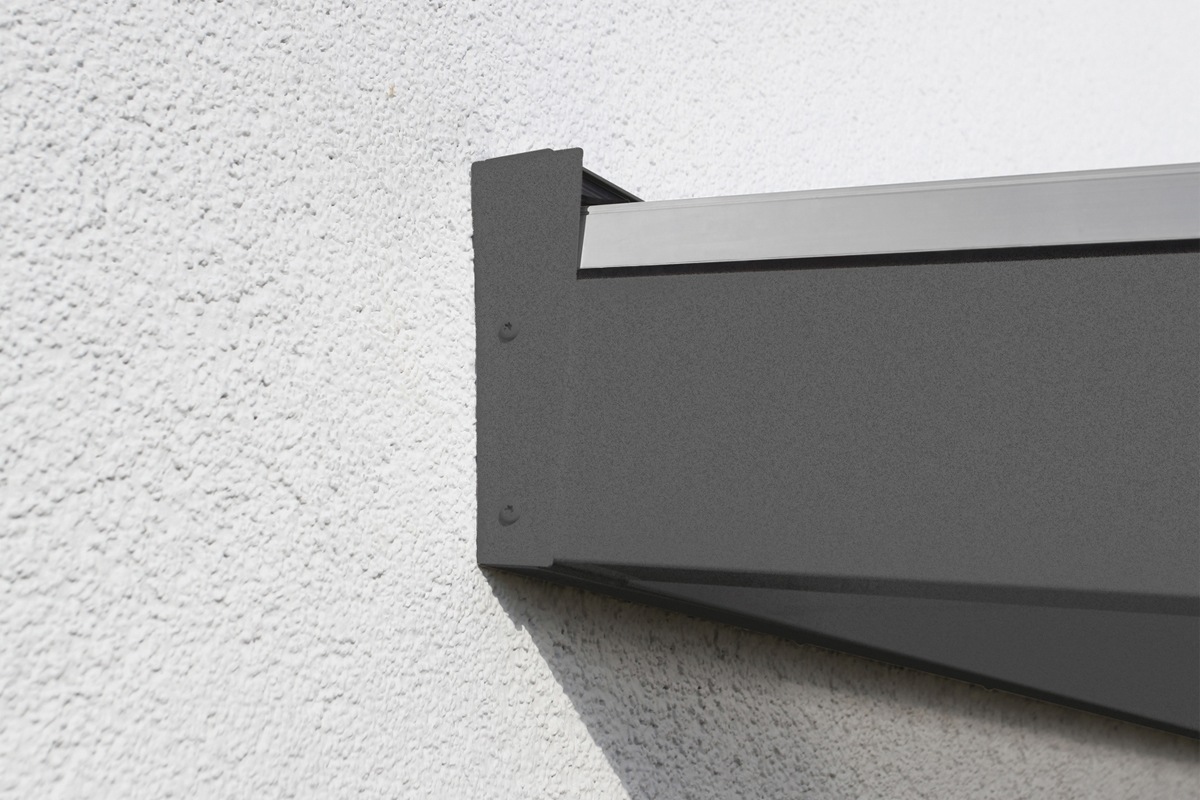 Skanholz Terrassendach »Monza«, Bedachung Verbund-Sicherheits-Glas, Aluminium