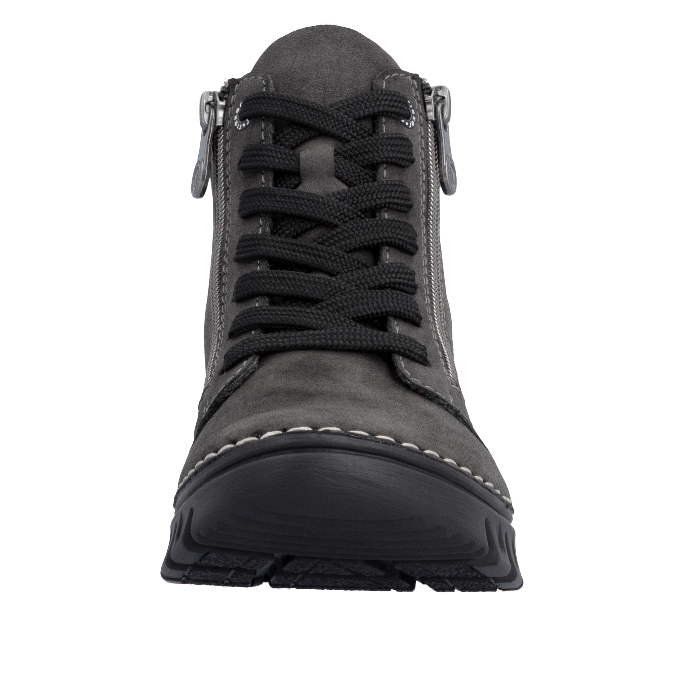 Rieker Schnürboots  Casual-Boots, Stiefelette mit beidseitigen Reißverschlüssen