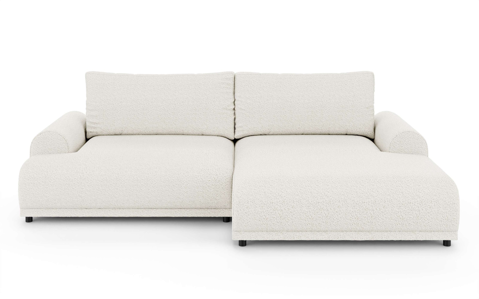 INOSIGN Ecksofa »Marsby, mit Bettfunktion und Bettkasten, Maße: B/H/T 242/65/145 cm«, L-Form mit Wellenunterfederung, Recamiere links oder rechts bestellbar