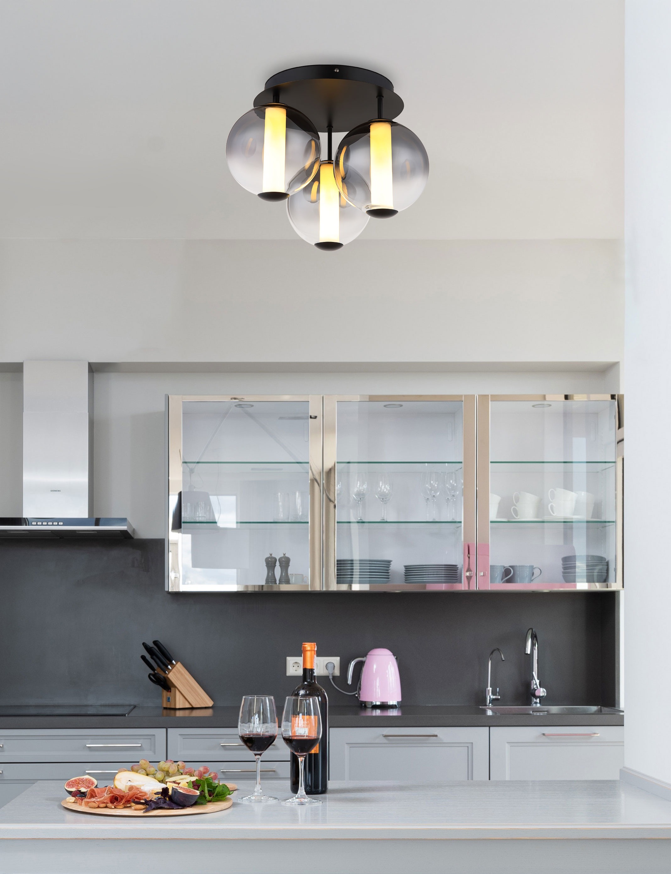 GLOBO LIGHTING Deckenleuchte »LACY« LED-Modul 1 Stk. Warmweiß Deckenlampe W günstig online kaufen