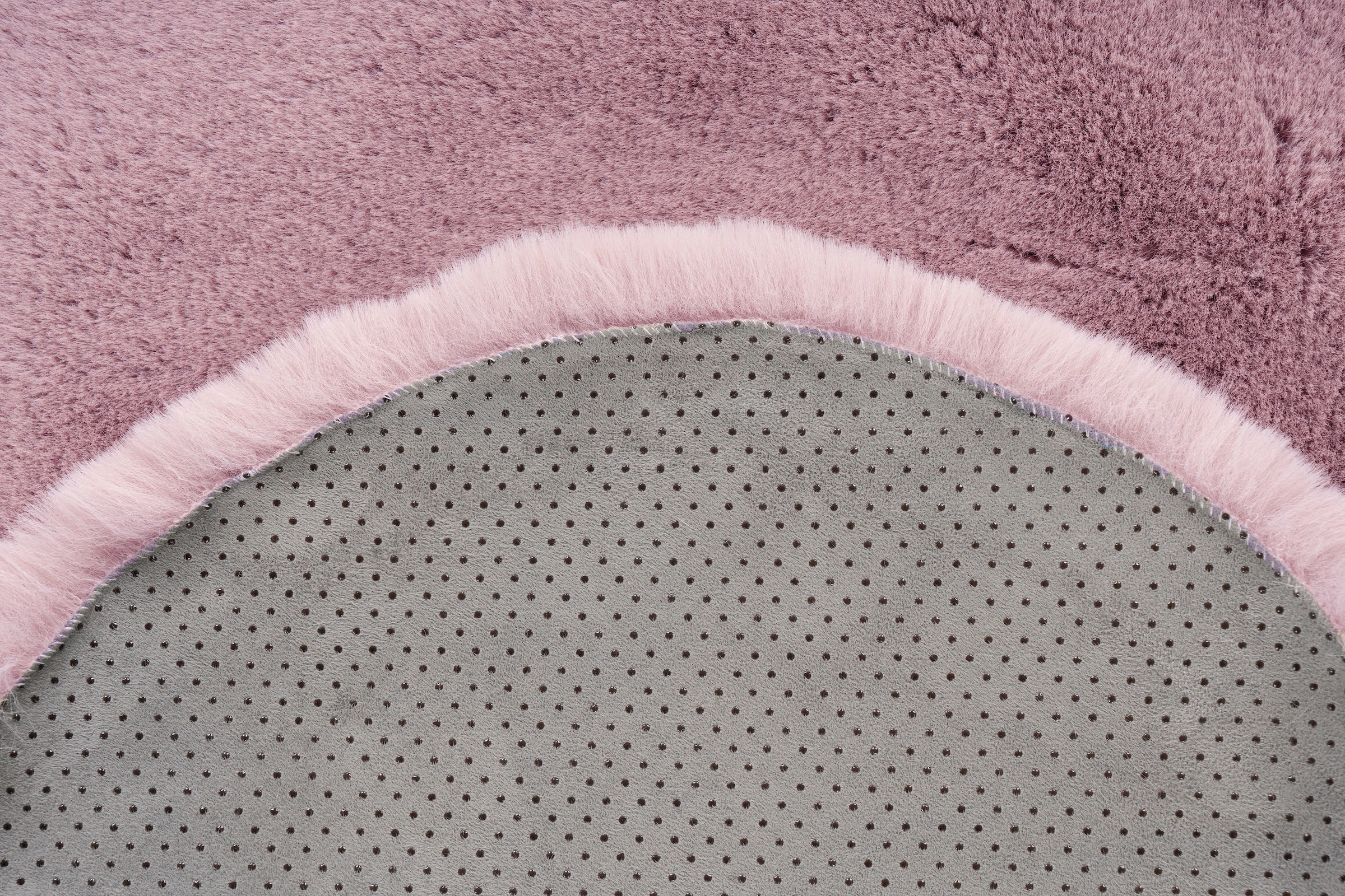 Padiro Fellteppich »Rabbit Light Sheepskin 825«, fellförmig, 23 mm Höhe, weiches Fellteppich-Imitat, Schlafzimmer, Kinderzimmer
