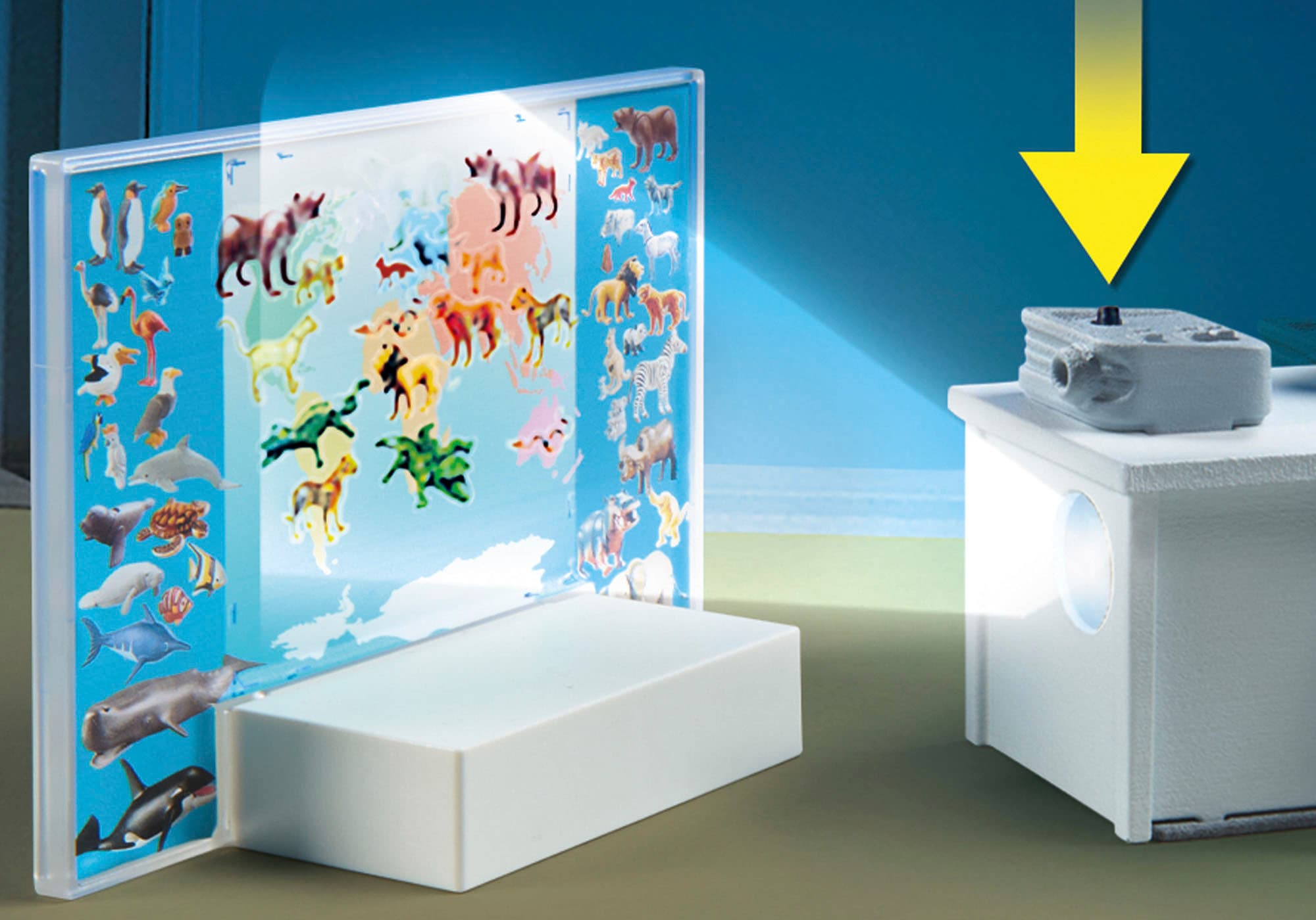 Playmobil® Konstruktions-Spielset »Virtuelles Klassenzimmer (71330), City Life«, (17 St.), mit Licht; Made in Germany