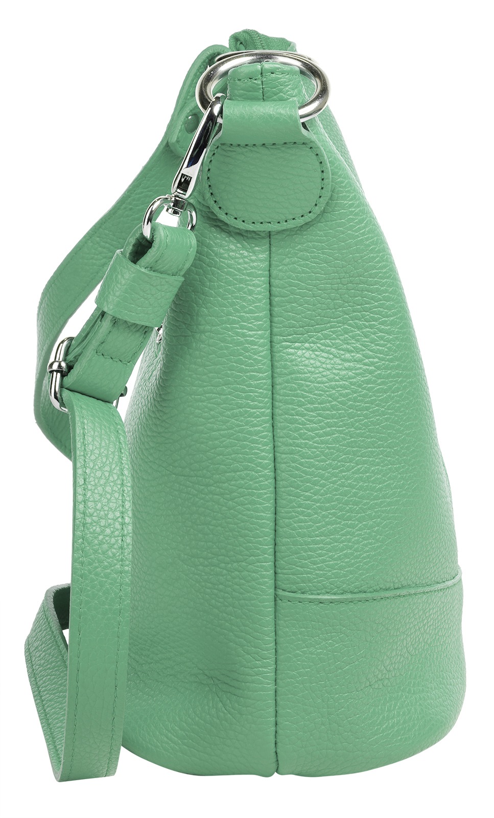 Cluty Umhängetasche, echt Leder, Made in Italy