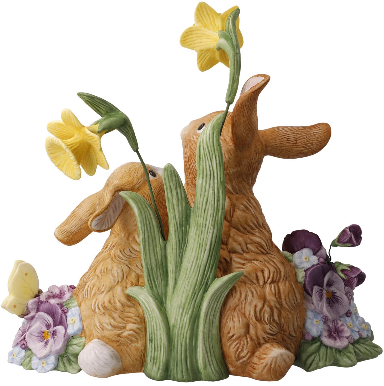 Goebel Osterhase »Frühlingserwachen«, Sammelfigur, kaufen mit auf Hasenpaar Raten Blumen